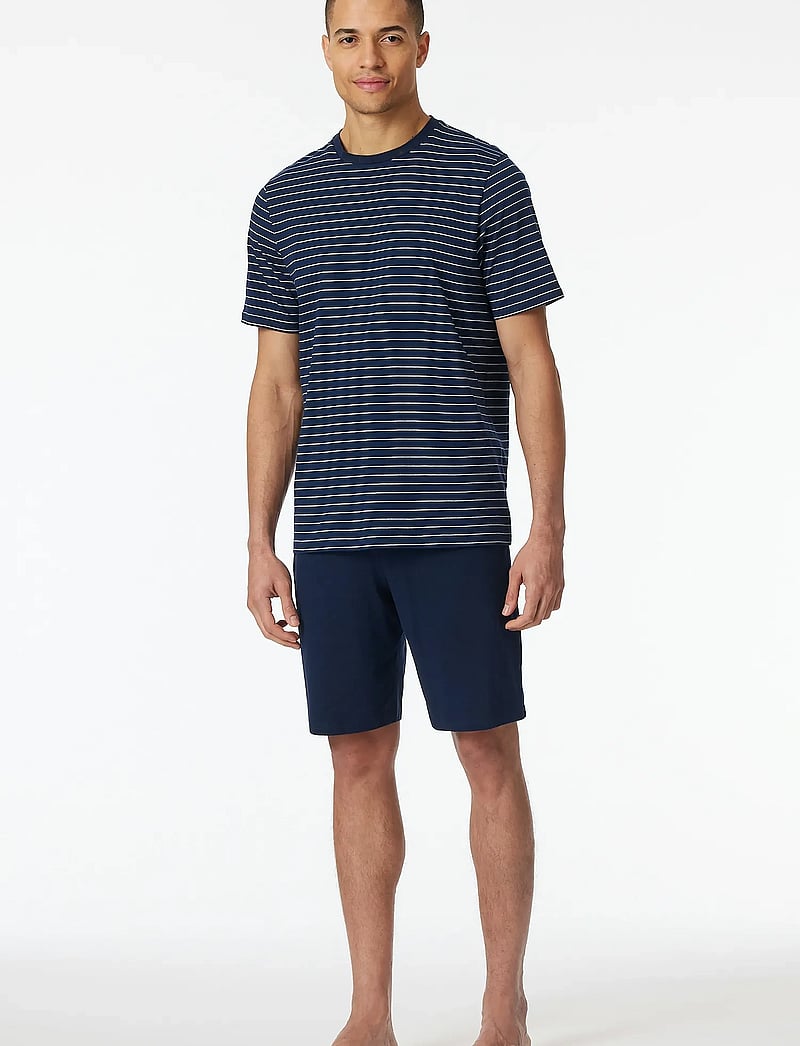 Schiesser - Pyjama Short - nattøj sæt - admiral - 3