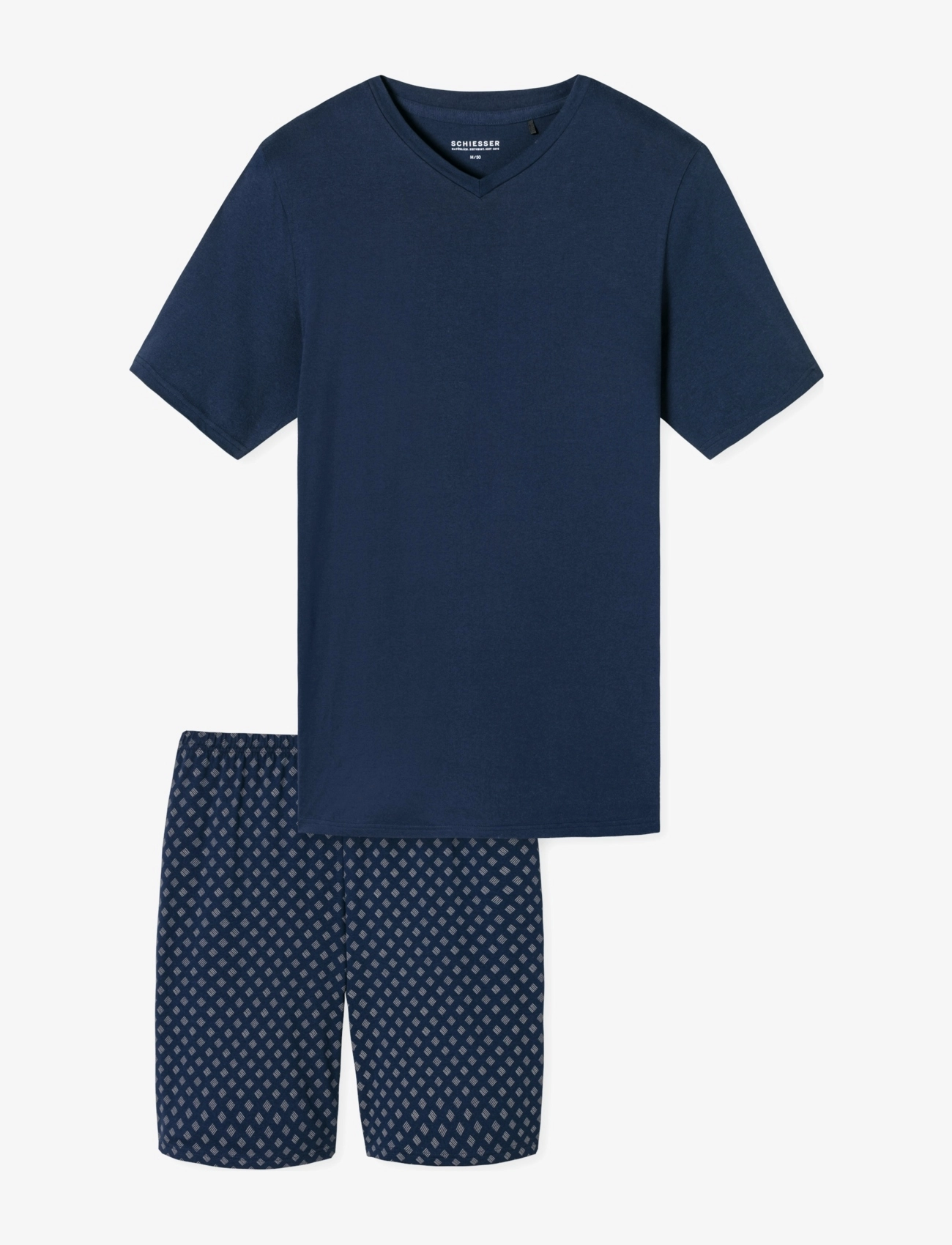 Schiesser Pyjama Short - Nattøj - ADMIRAL / navy