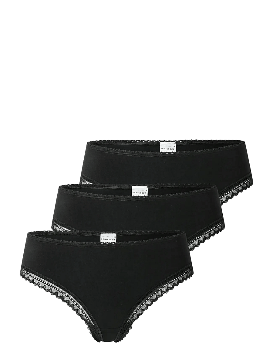 Schiesser - Thong - tangas - black - 1