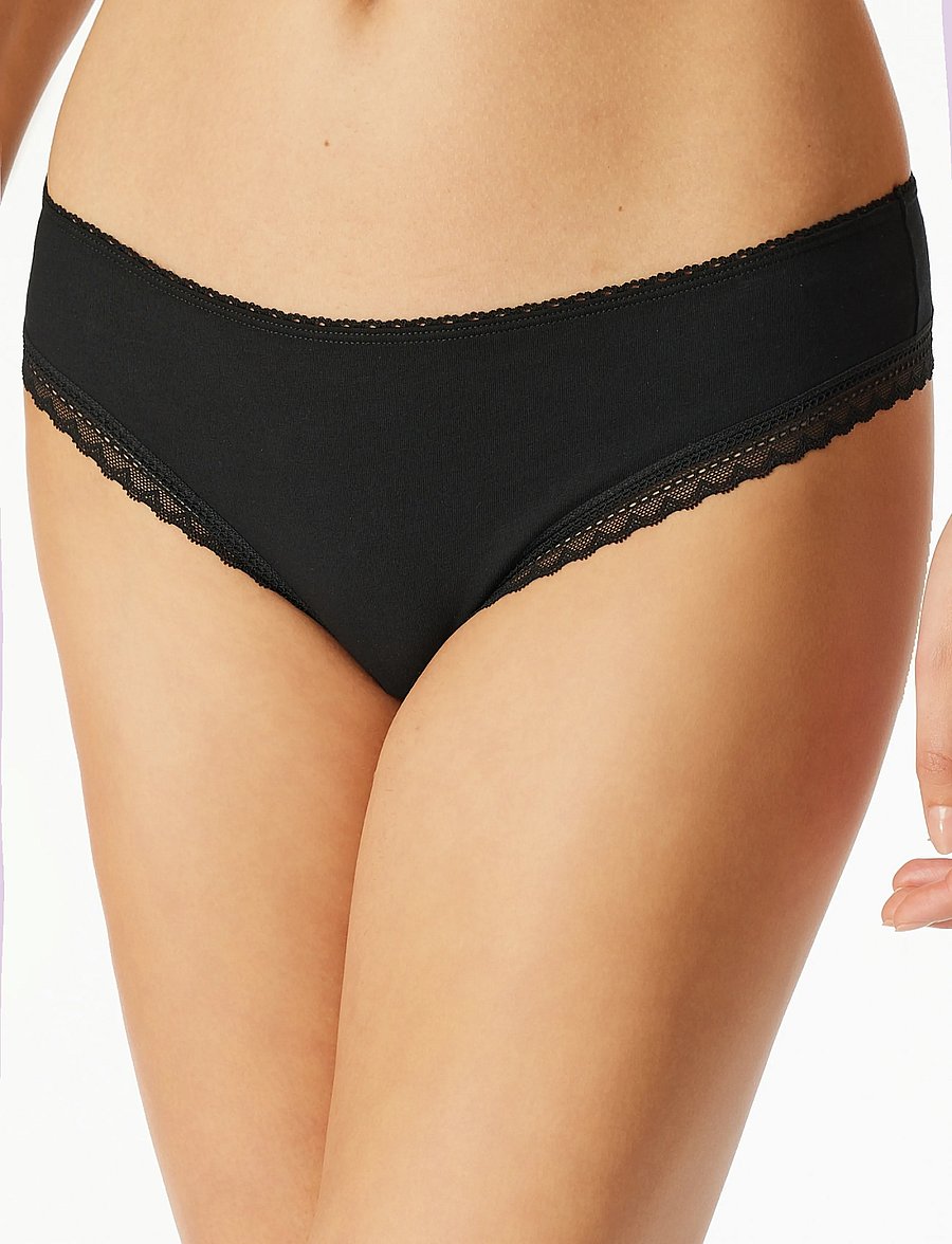 Schiesser - Thong - tangas - black - 5