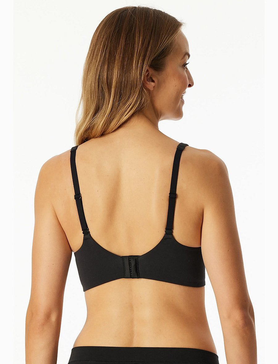 Schiesser - Molded Bra - black - 4