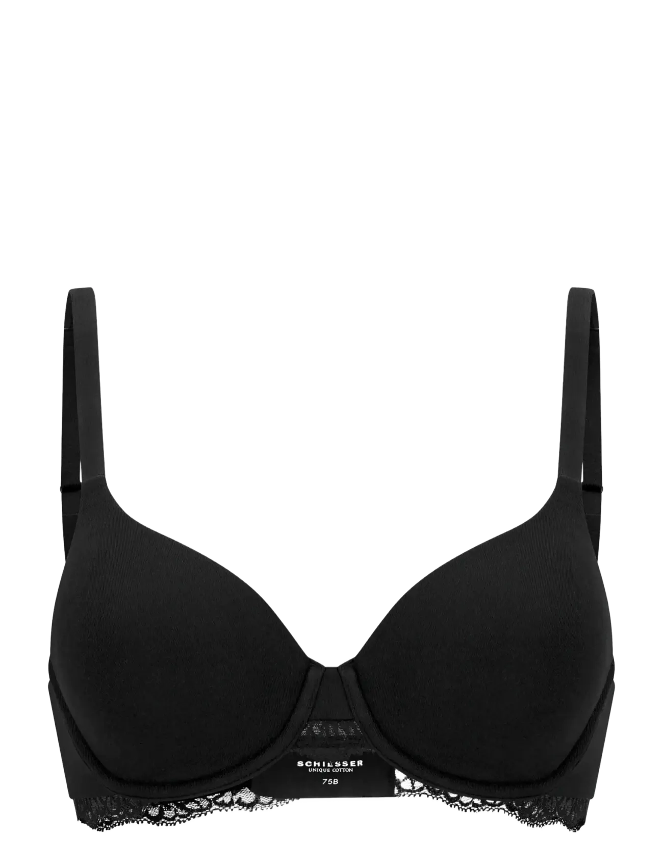 Schiesser Underwire Bra - Ondergoed - BLACK / black