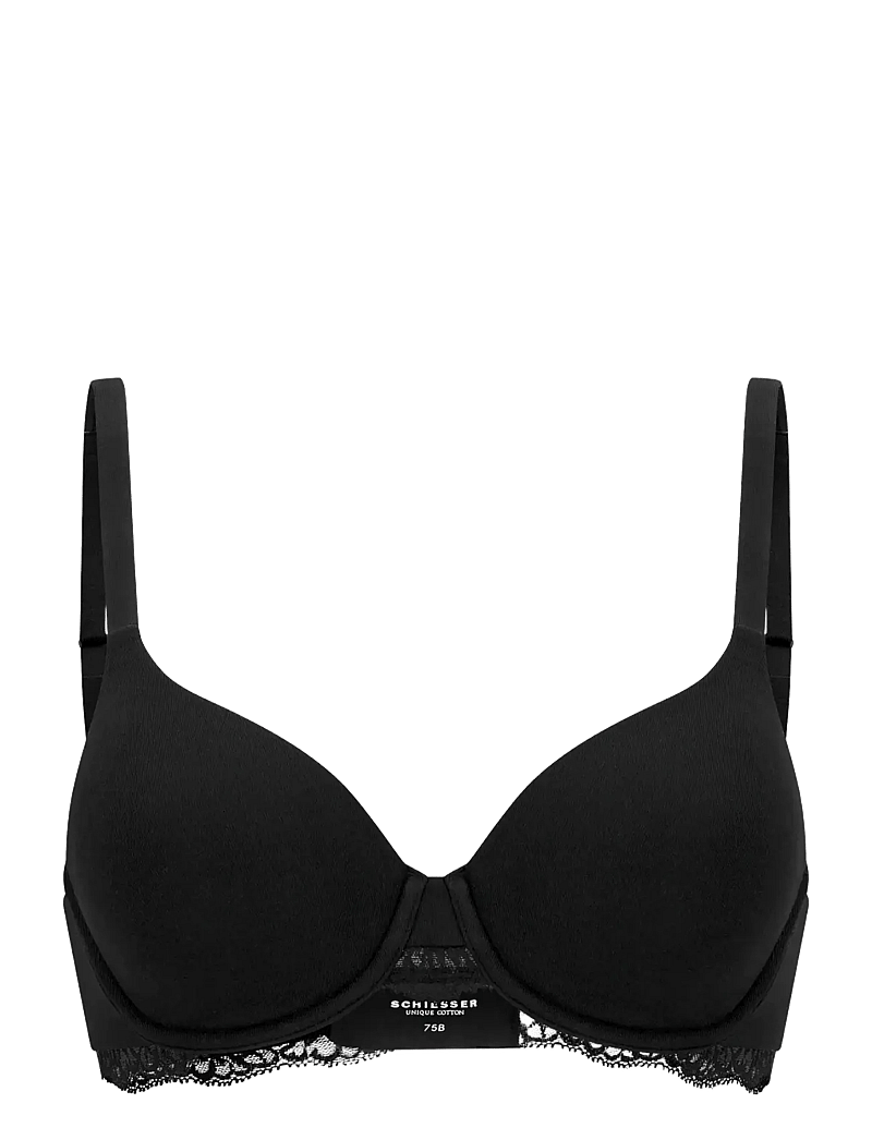 Schiesser - Underwire Bra - bh:ar med bygel - black - 1