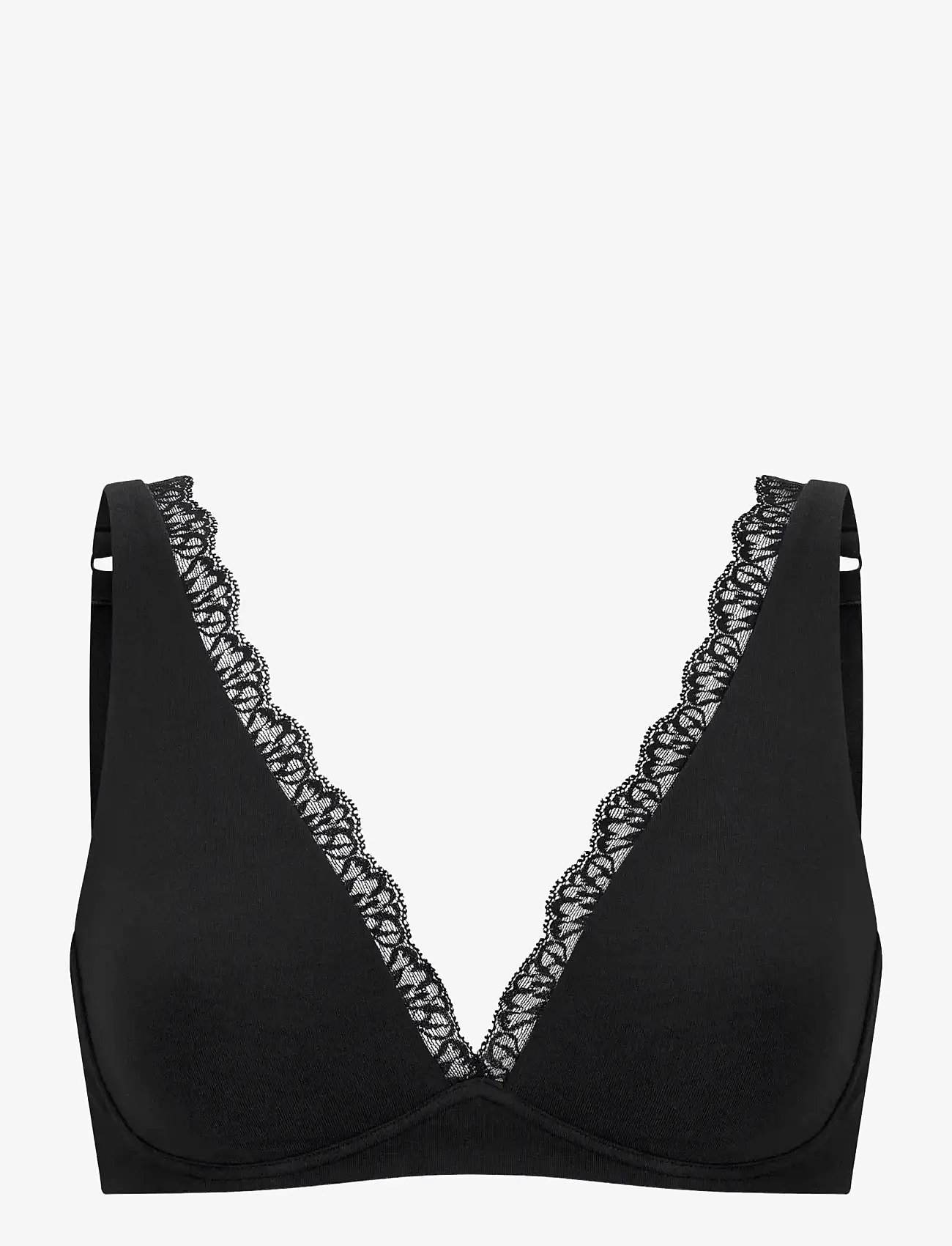 Schiesser - Molded Bra - bralette - black - 0