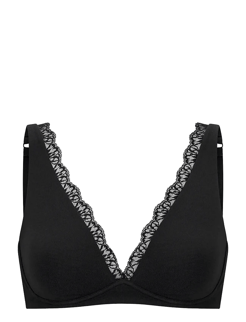 Schiesser - Molded Bra - bralette - black - 0