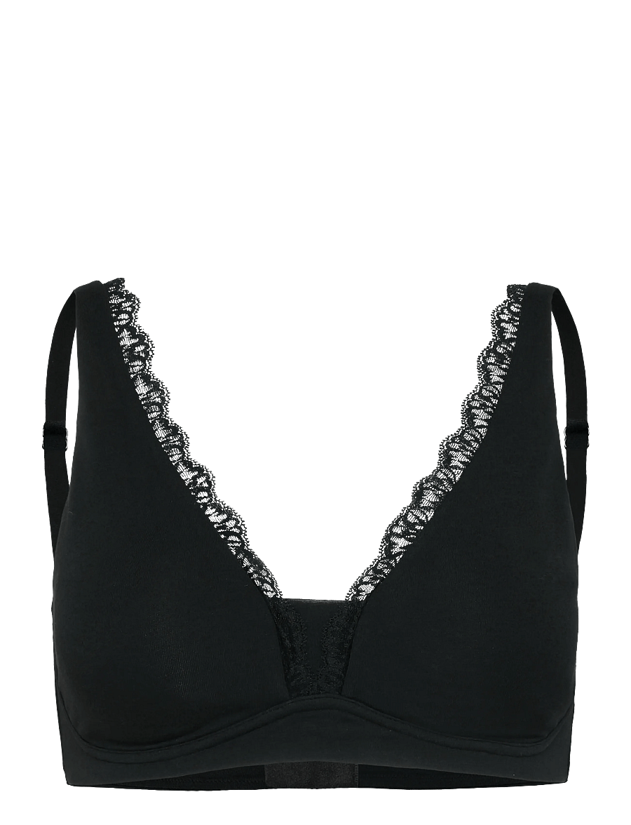 Schiesser - Molded Bra - bralette - black - 1