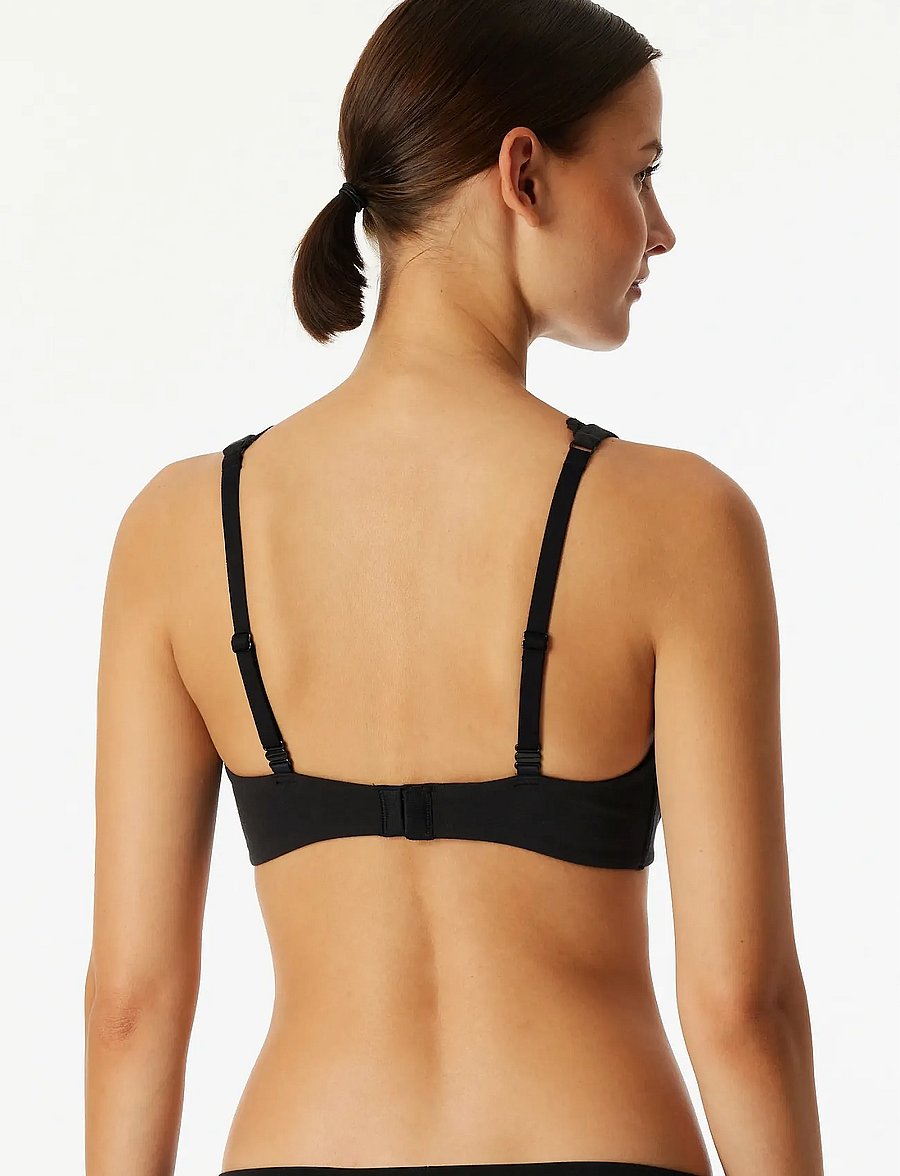 Schiesser - Molded Bra - bralette - black - 2