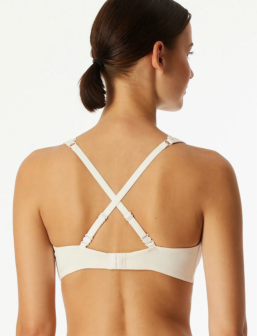 Schiesser - Molded Bra - bralette - off-white - 4