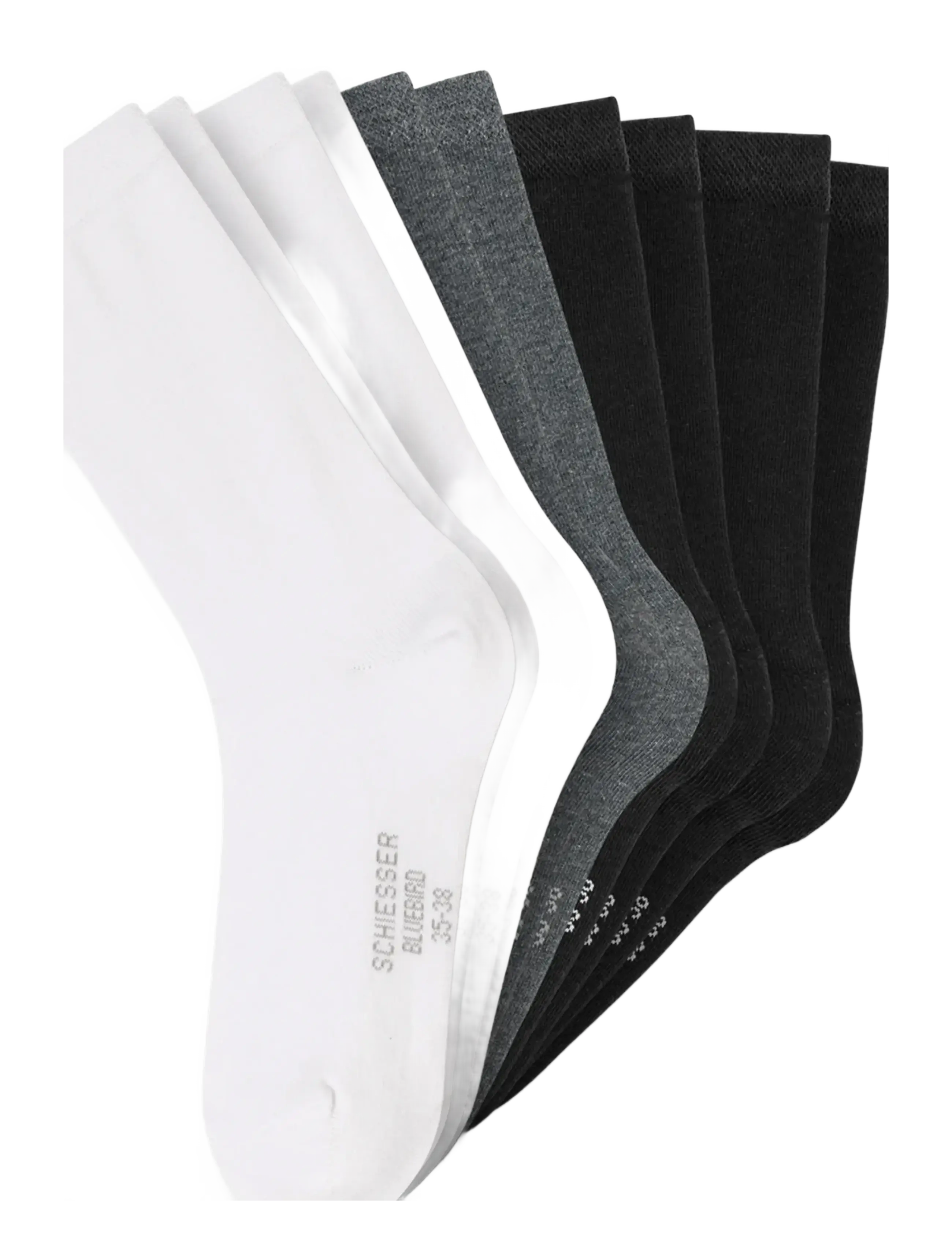 Schiesser Women's socks, 5-pack, multi-colored - Bluebird - Schiesser - ASSORTED 1 / multi