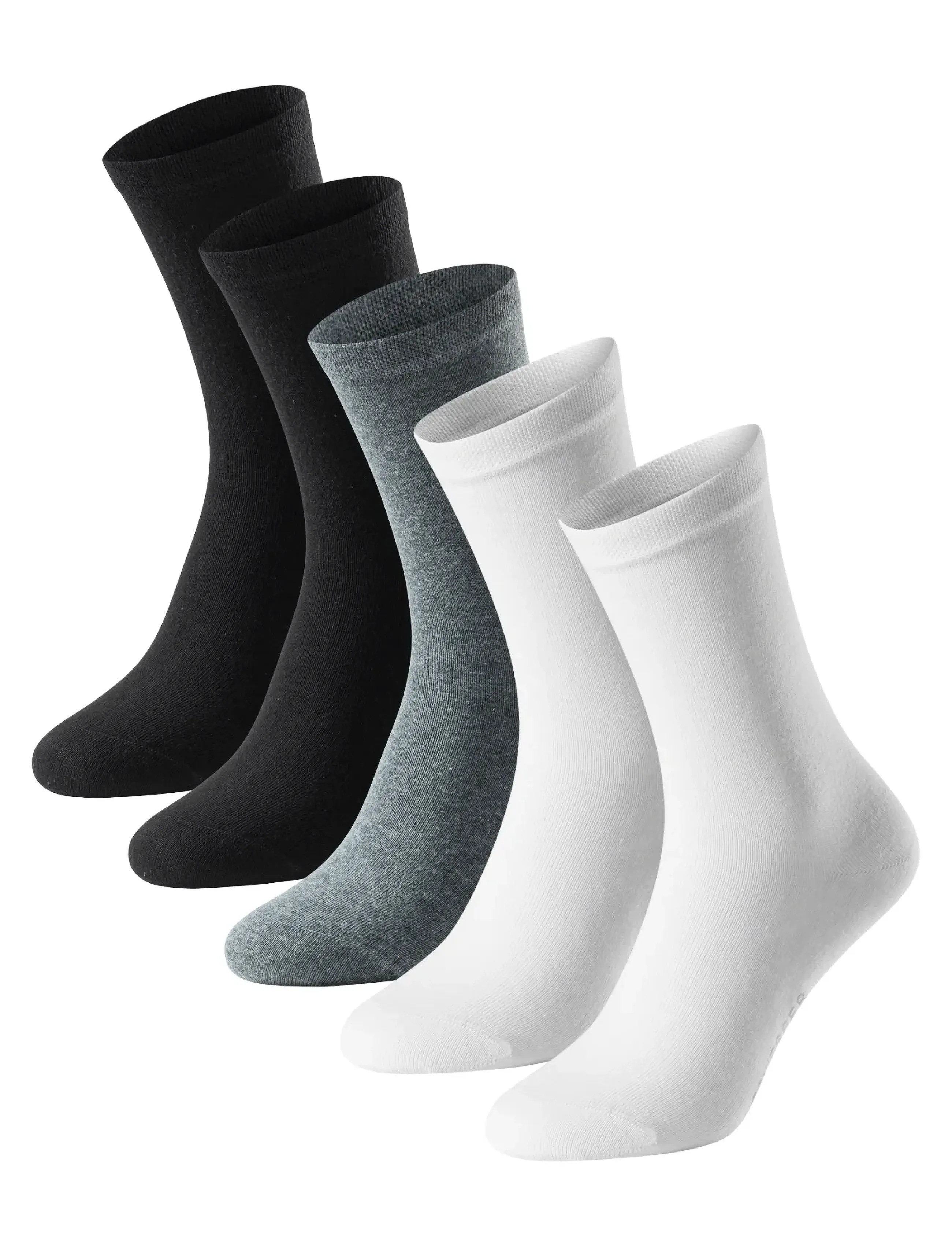 Schiesser Women's Socks, 5-Pack, Multi-Colored - Bluebird, 39-42, Multi/patterned, Sokker > Almindelige Sokker, Dame
