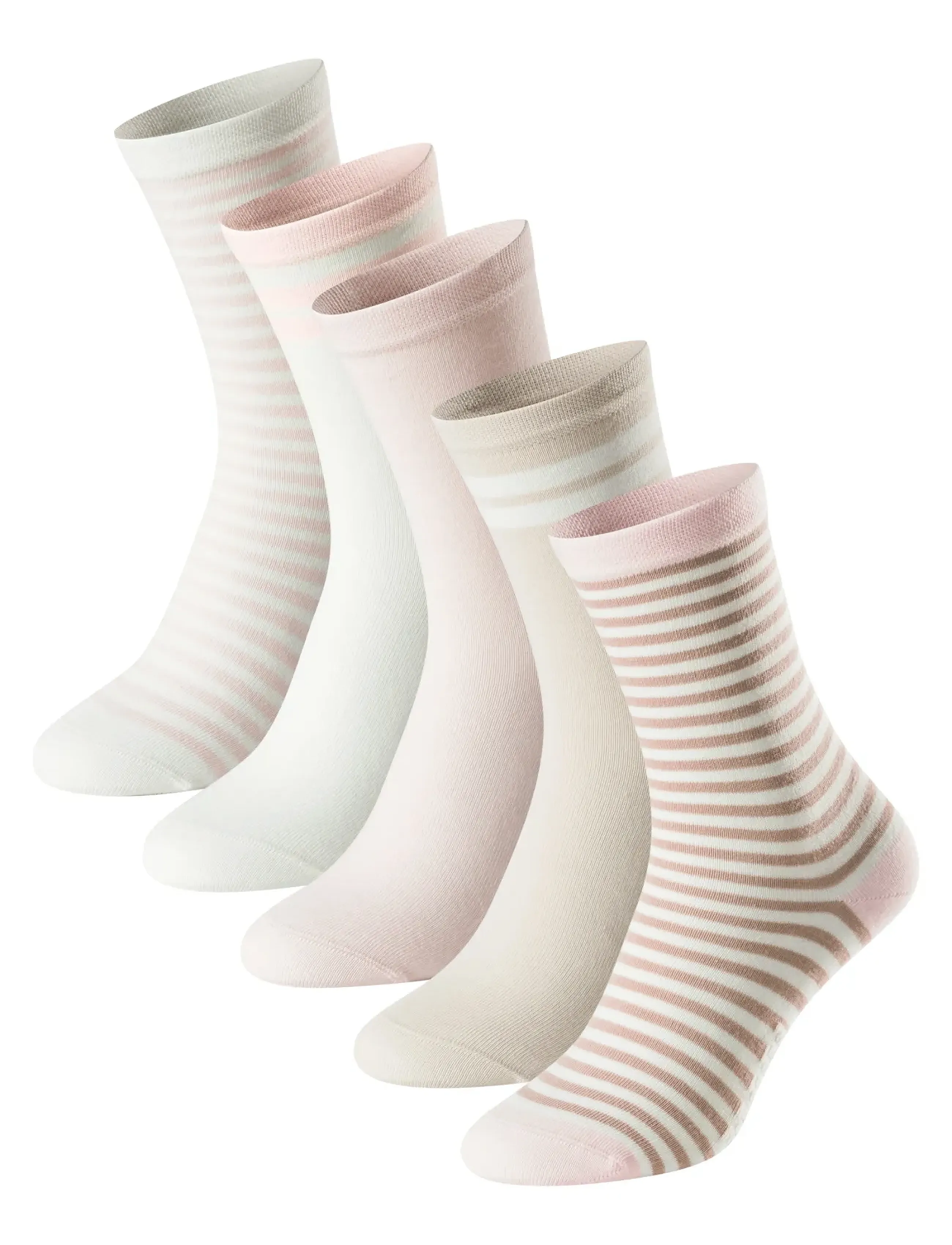 Schiesser Women's Socks, 5-Pack, Multi-Colored - Bluebird, 39-42, Multi/patterned, Sokker > Almindelige Sokker, Dame
