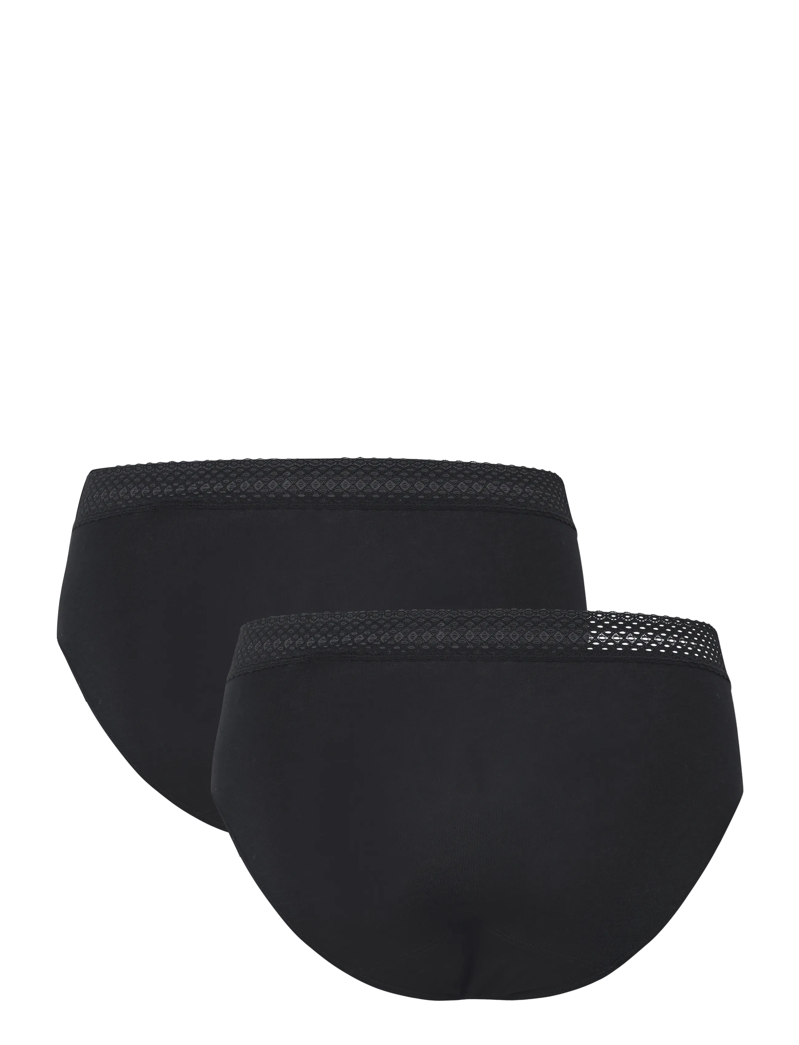 Schiesser - Retro Period Panties - menstruations- og barselstrusser - black - 2