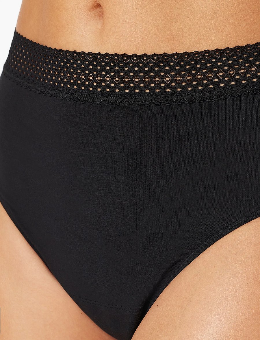 Schiesser - Retro-Pants - midi & maxi trosor - black - 4
