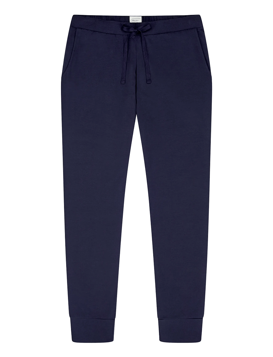 Schiesser - Long Pants - pyjamasbyxor - deep blue - 1
