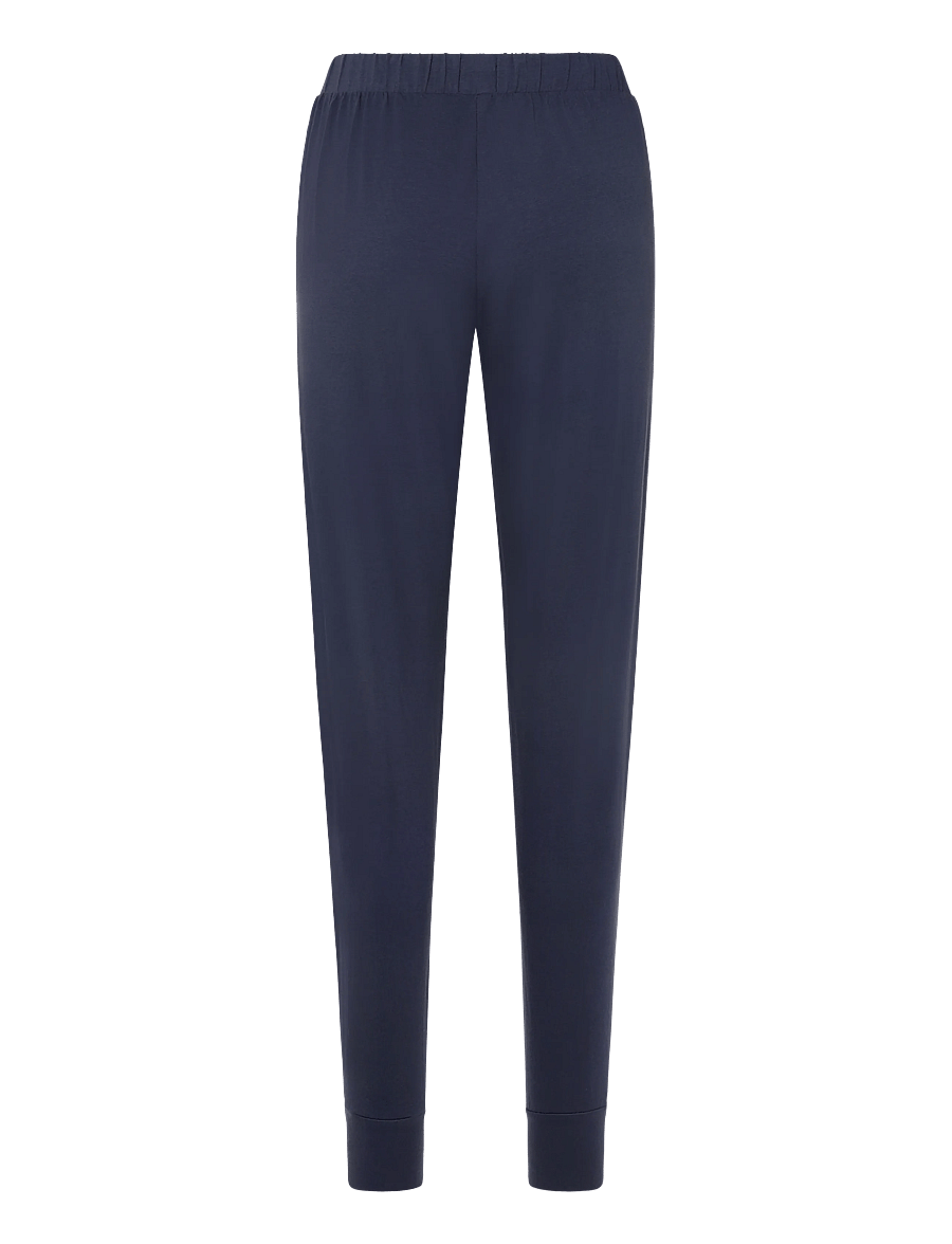 Schiesser - Long Pants with Cuffs, Deep Blue - Mix+ Relax - pyjamahosen - deep blue - 2