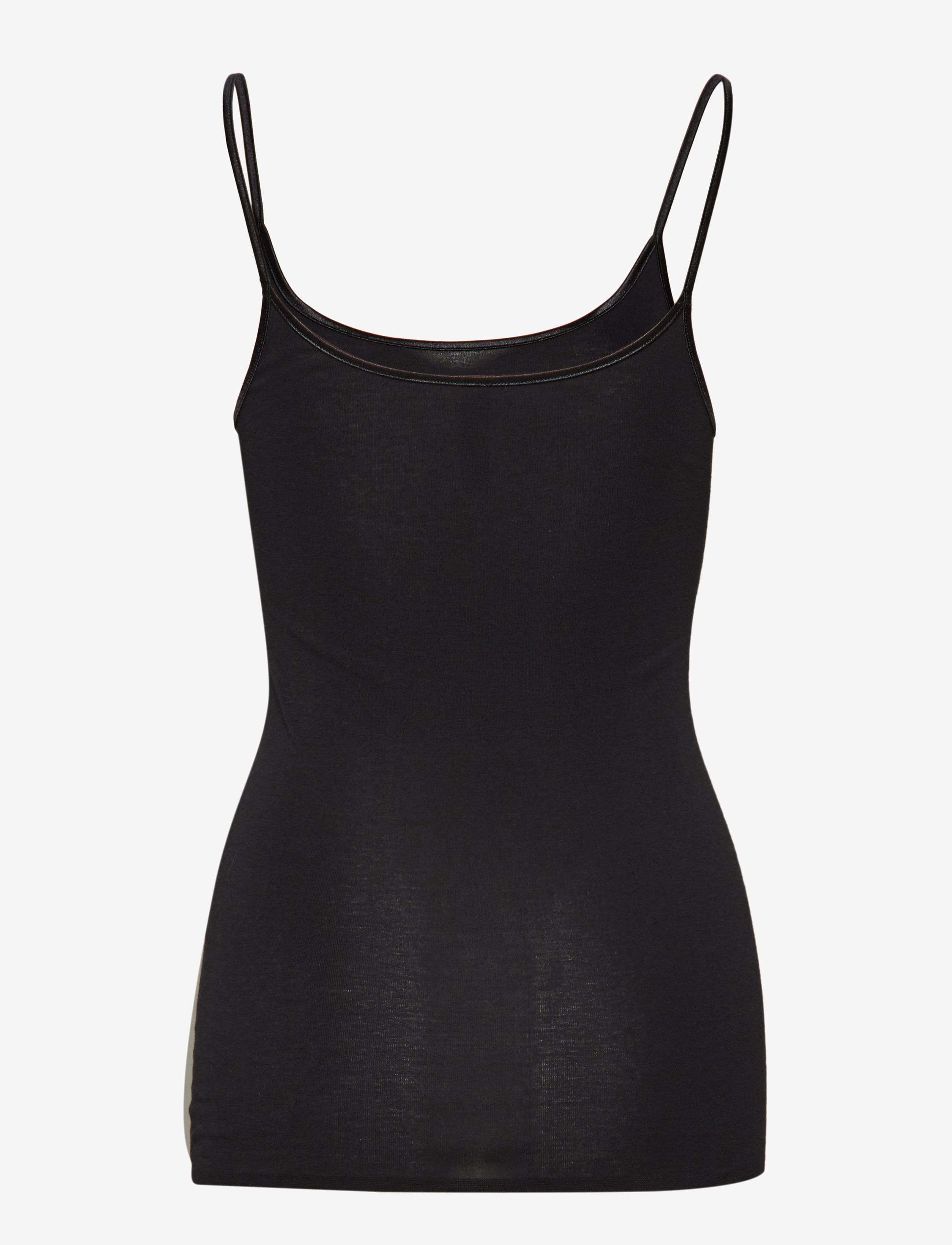 Schiesser - Spaghetti Top - oberteile - black - 2