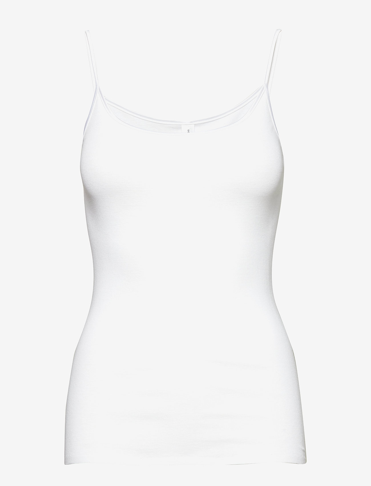 Schiesser - Spaghetti Top - laveste priser - white - 0