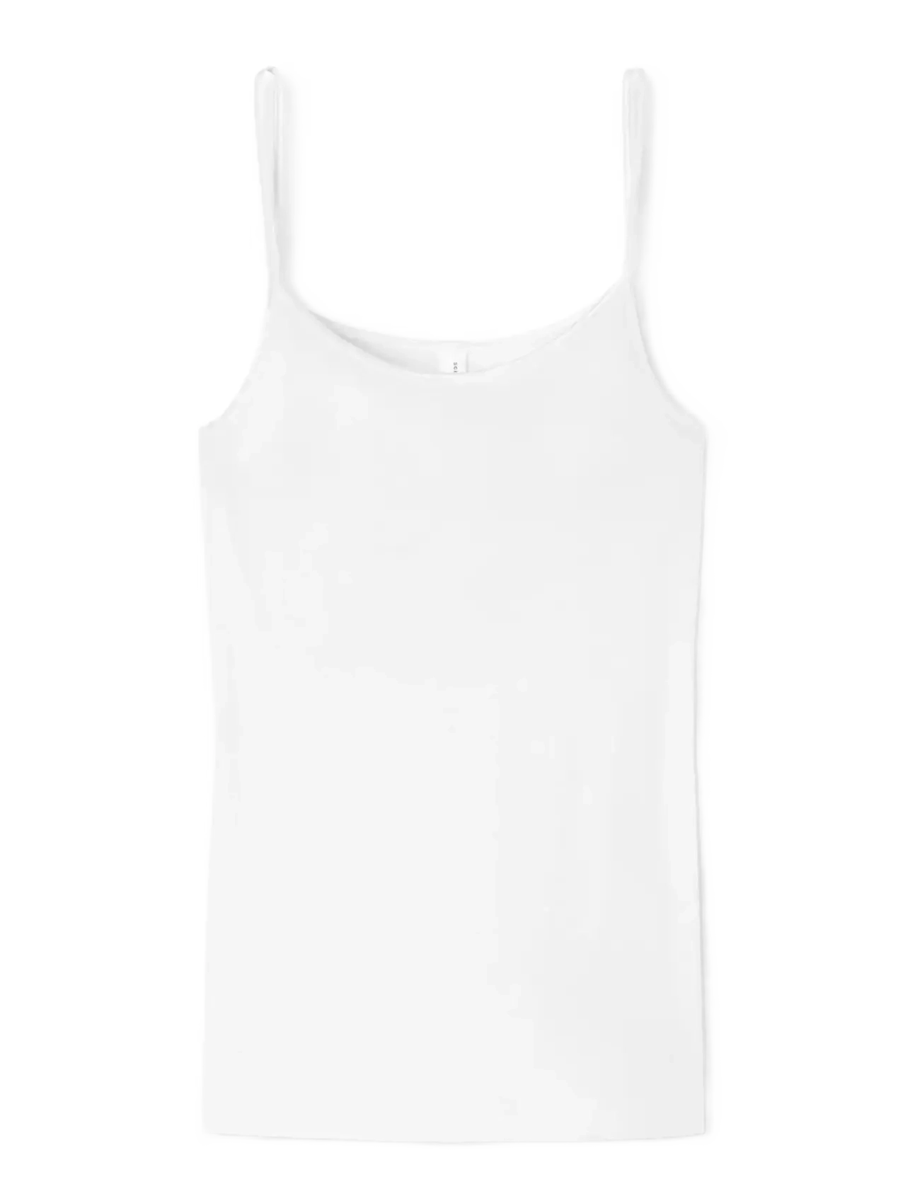 Schiesser Spaghetti Top - Lielie izmēri - WHITE / white