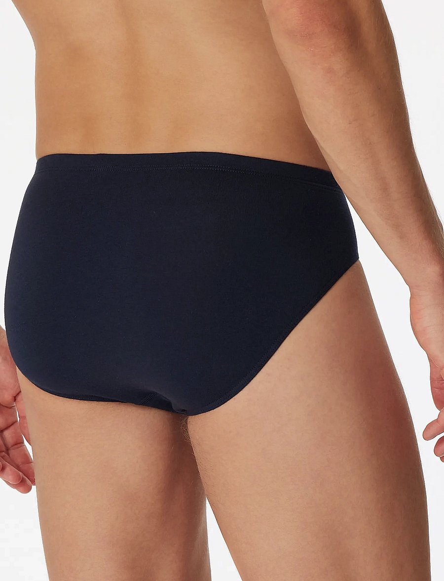 Schiesser - Supermini 3-pack, Dark Blue - Essentials - multipack underpants - dark blue - 2