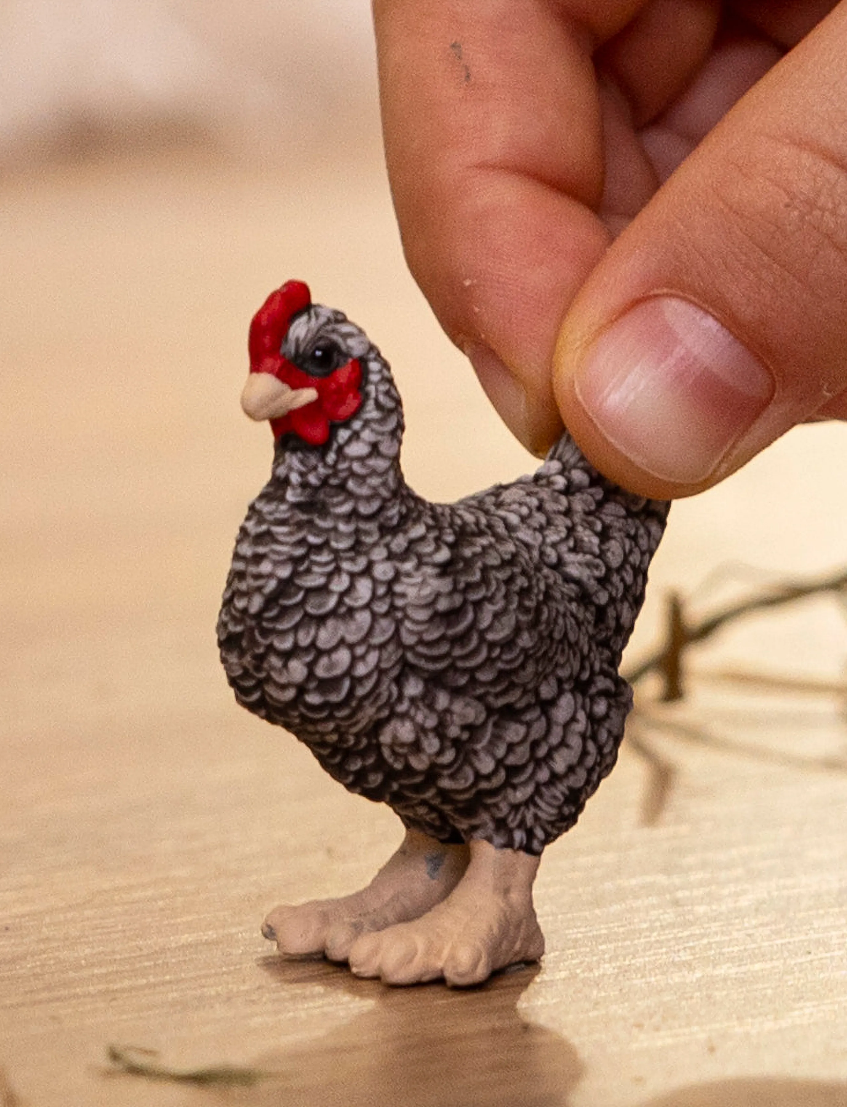 Schleich Plymouth Rock Chicken, Børn, Dyr, Multi/mønstret, Str: ONE SIZE
