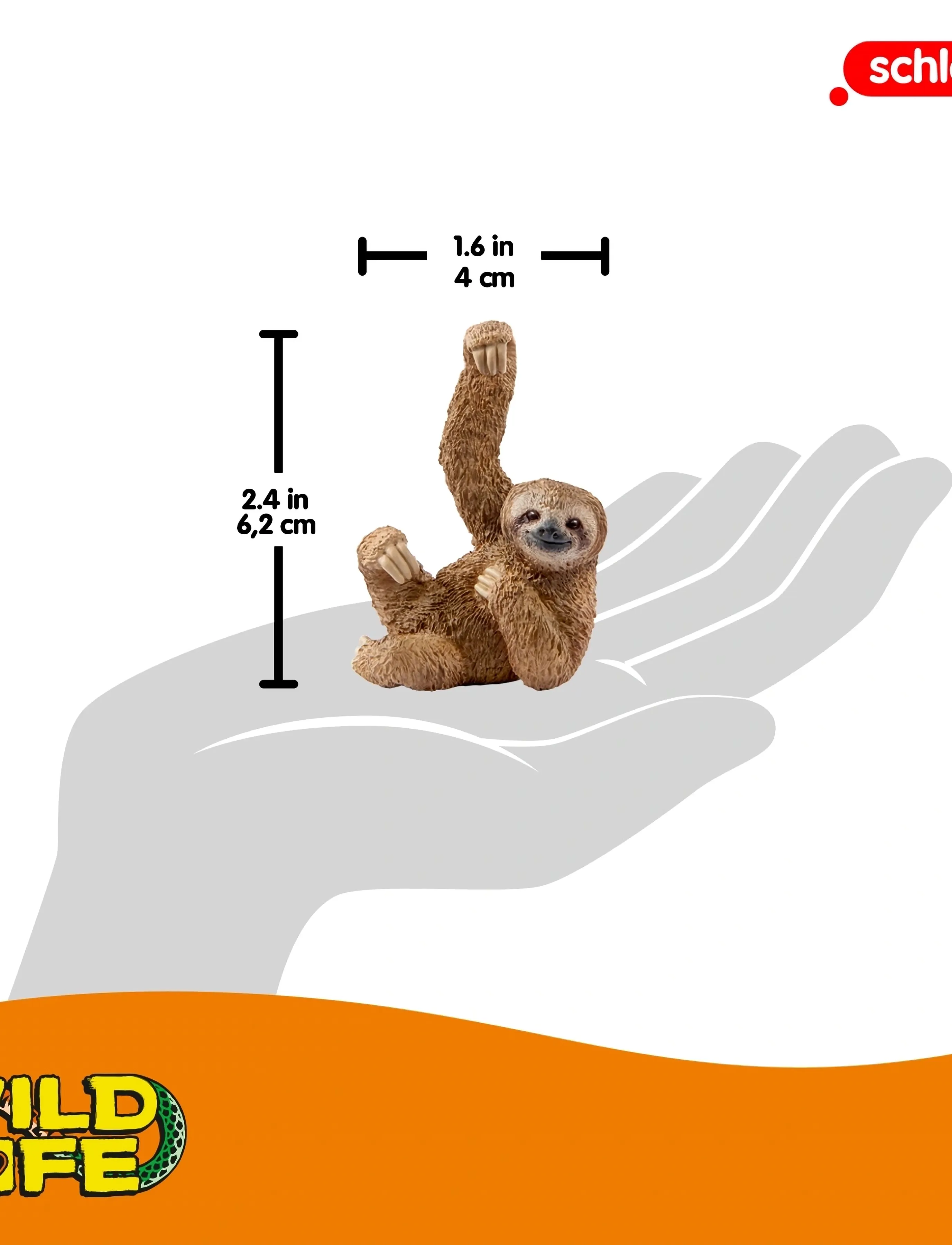 Schleich Sloth, Børn, Dyr, Multi/mønstret, Str: ONE SIZE