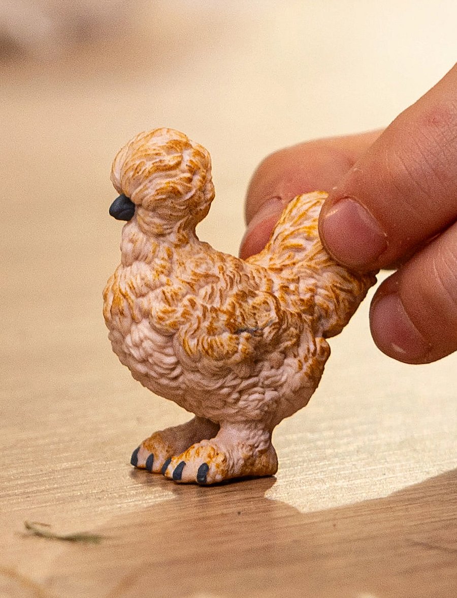 Schleich - Schleich Silk Chicken - djur - muti - 0