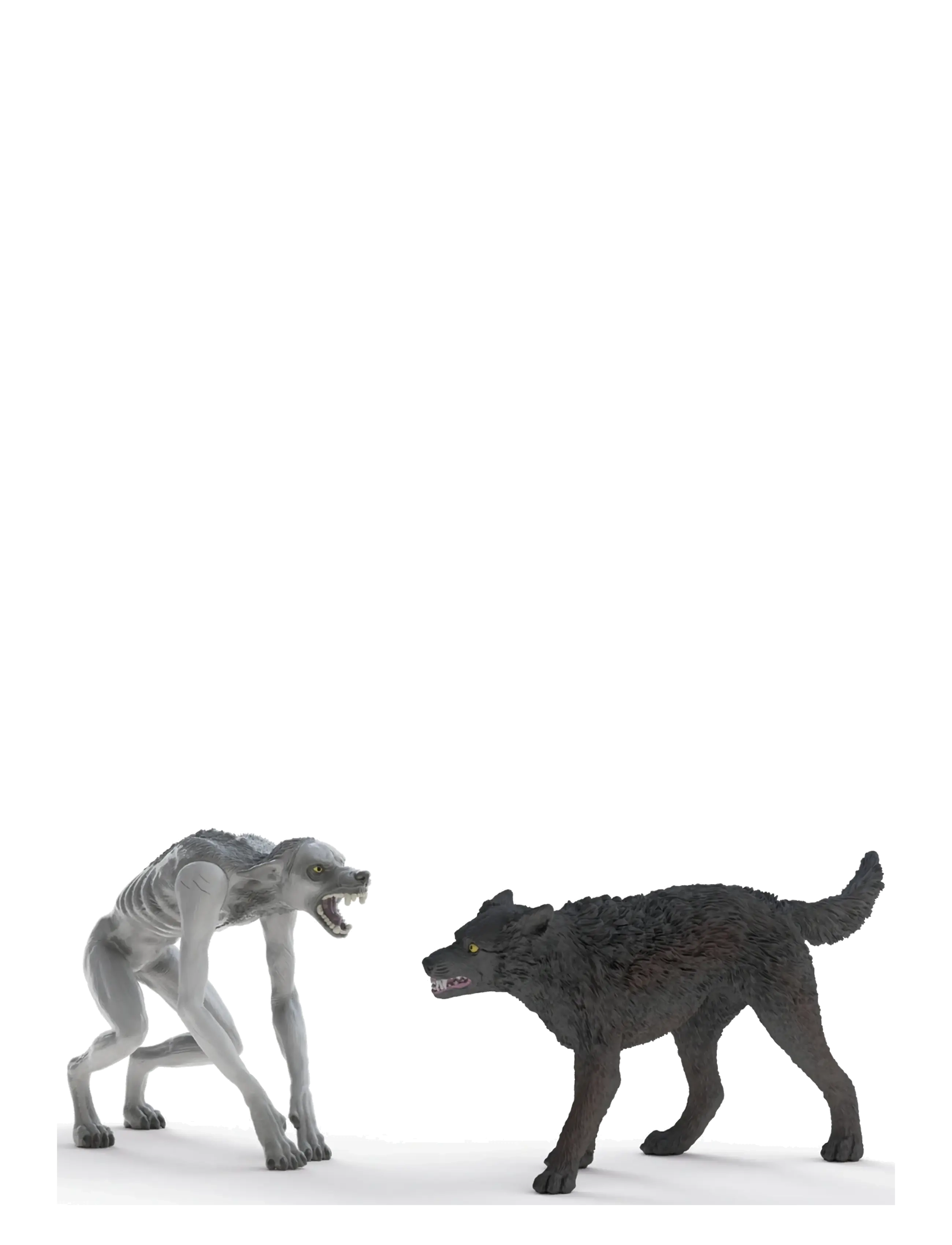 Schleich Schleich Werewolf vs. Animagus - Legetøj - MUTI / grey
