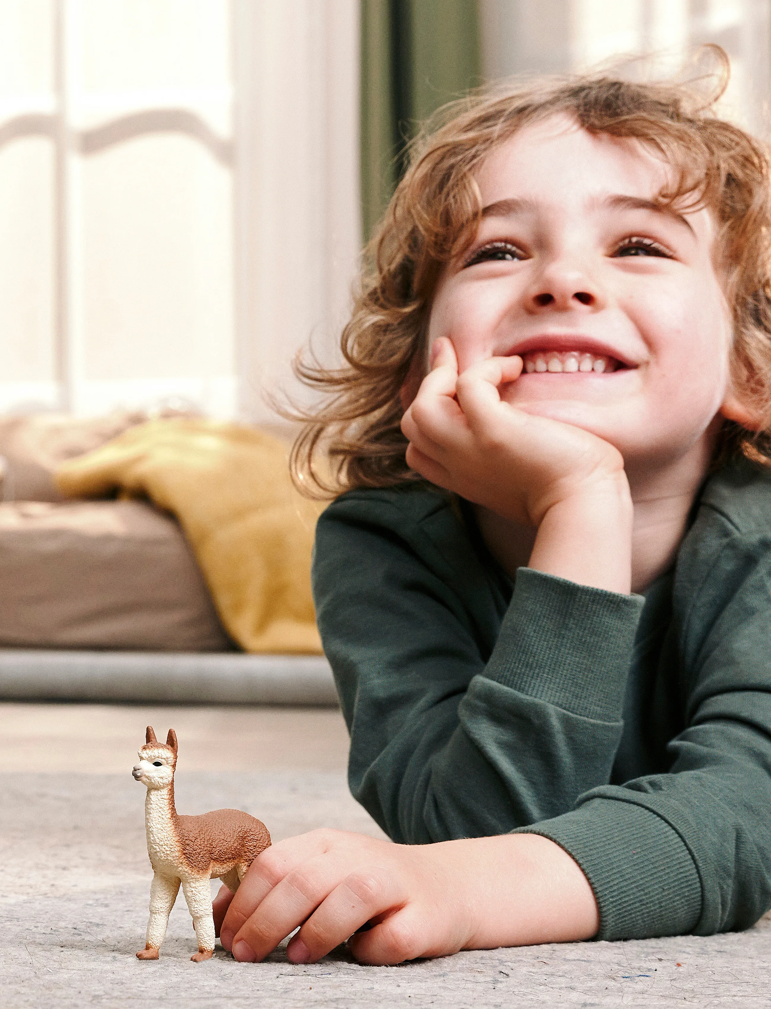 Schleich Schleich Alpaca, One Size, Multi/patterned, Legesæt & Actionfigurer > Dyr, Børn