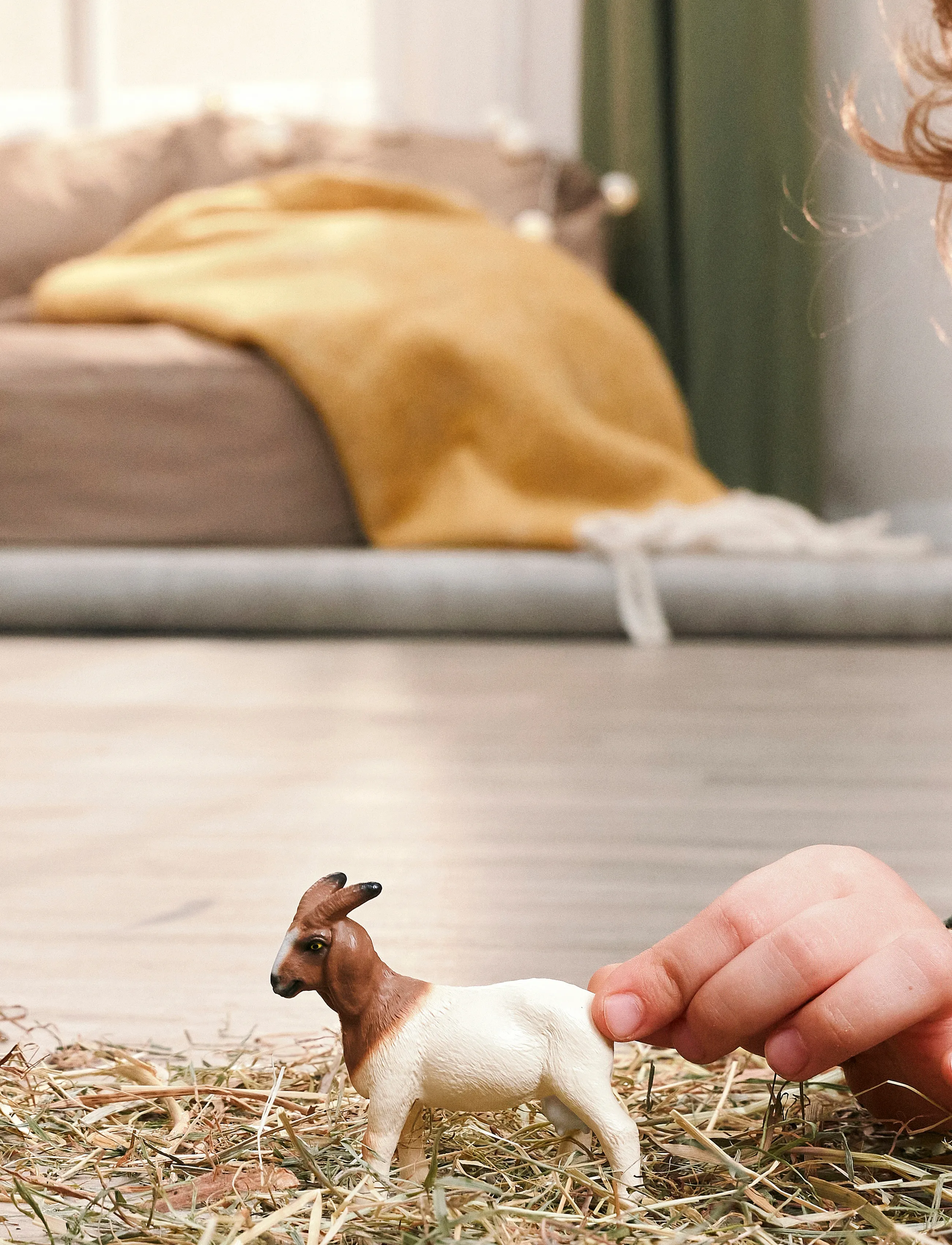 Schleich Schleich Boer Goat, One Size, Cream, Legesæt & Actionfigurer > Dyr, Børn