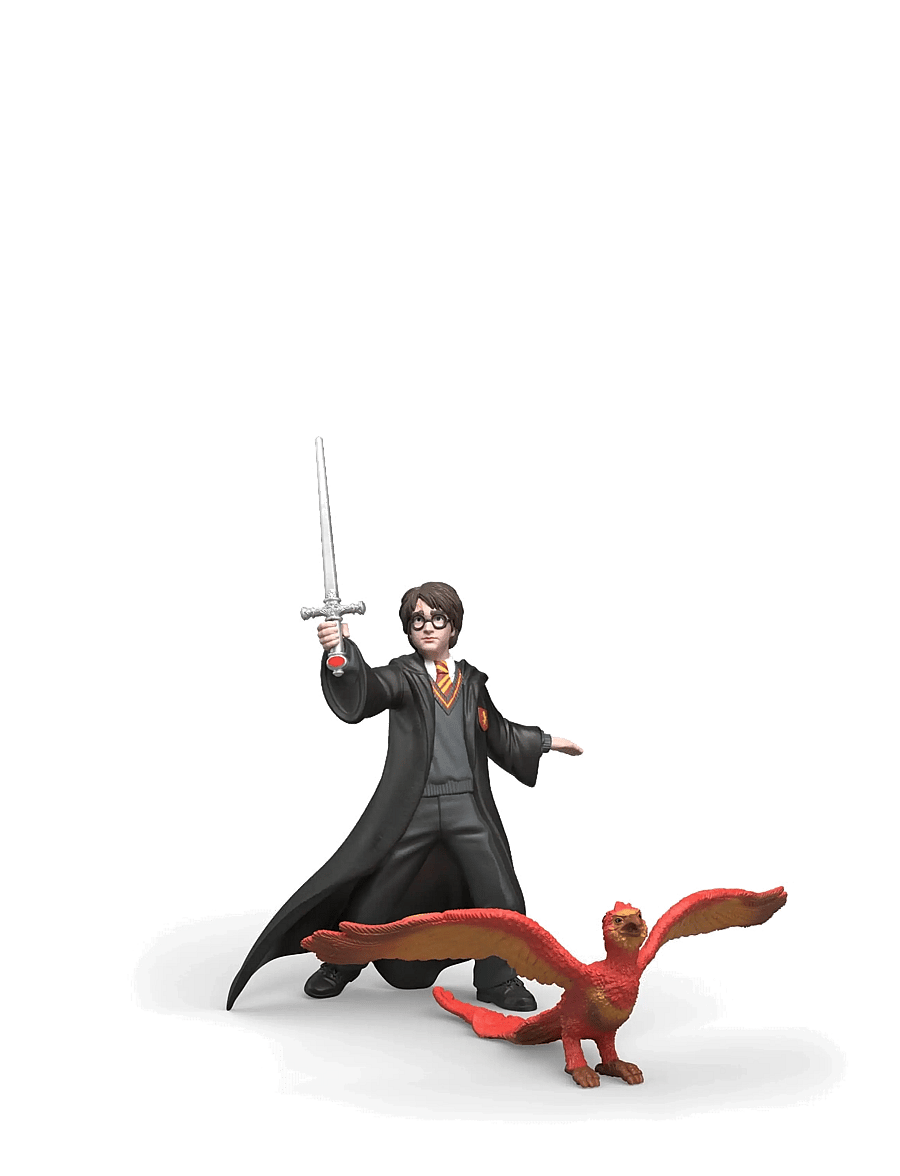 Schleich - Schleich Harry & Fawkes with sword - film- & eventyrsfigurer - multi - 1
