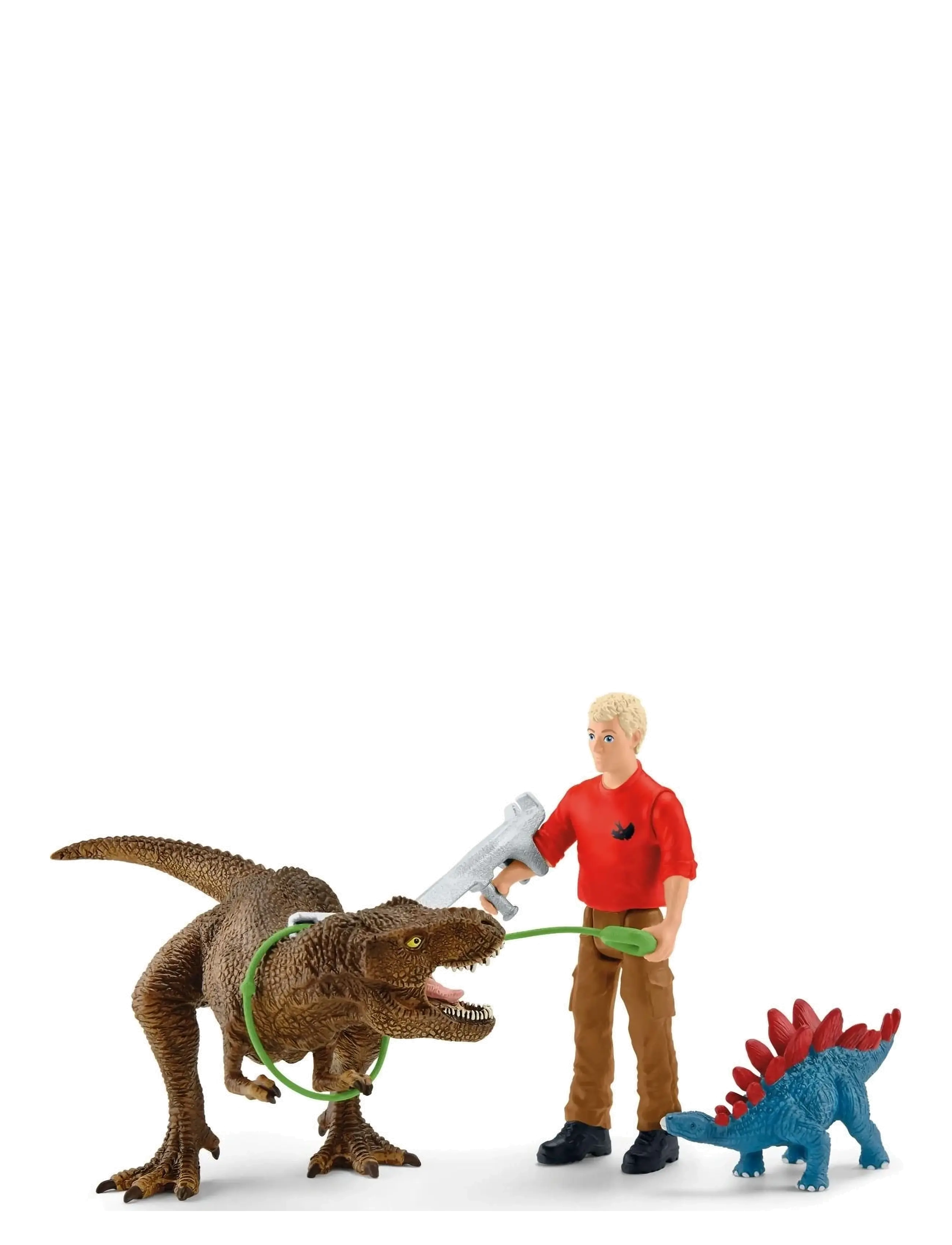 Schleich Tyrannosaurus Rex Attack, Børn, Play Sæt, Brun, Str: ONE SIZE