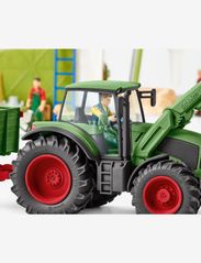 Schleich - Schleich Tractor with trailer - traktorer - multi - 3