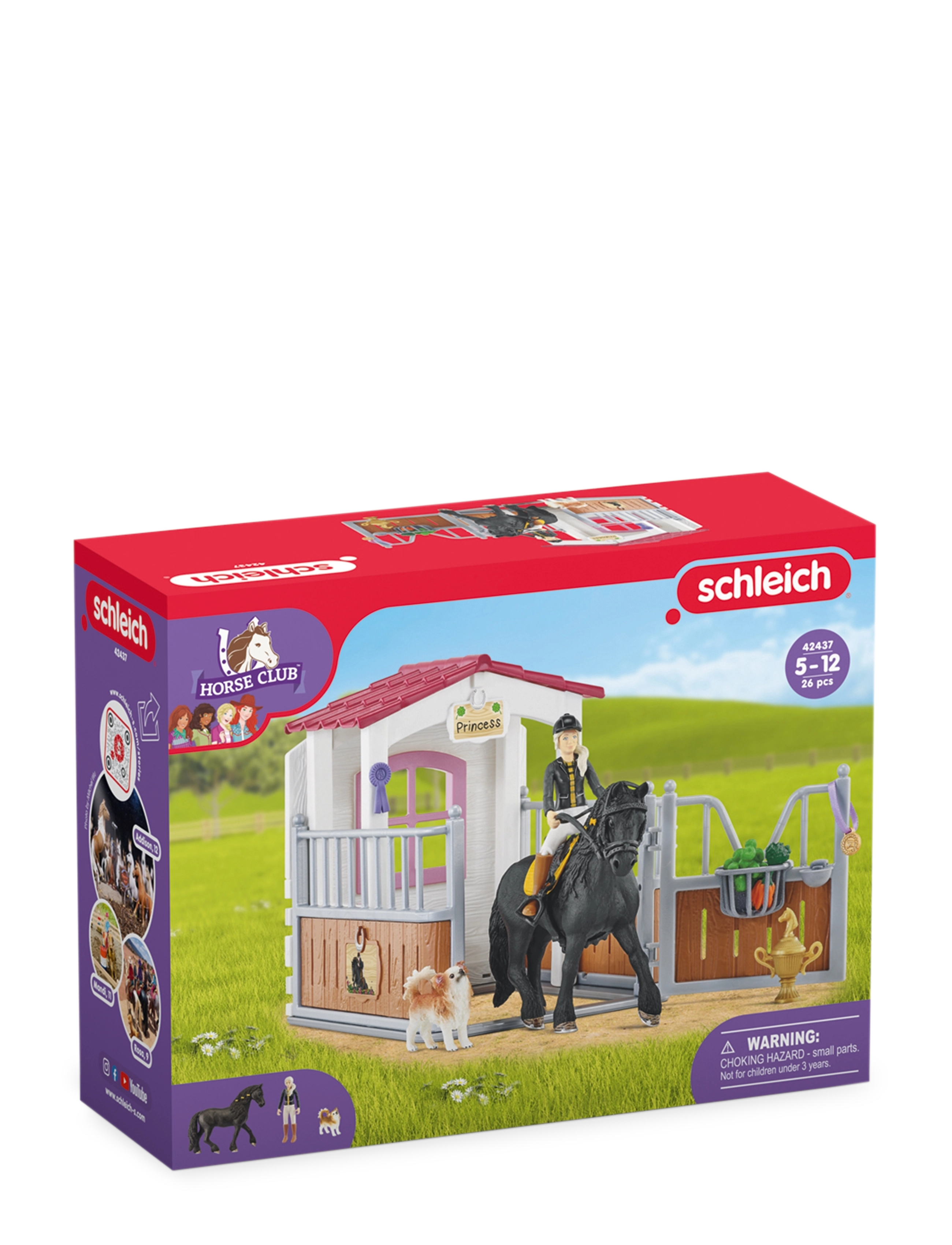 Schleich Horse Box With Horse Club Tori & Princess, Børn, Play Sæt, Multi/mønstret, Str: ONE SIZE