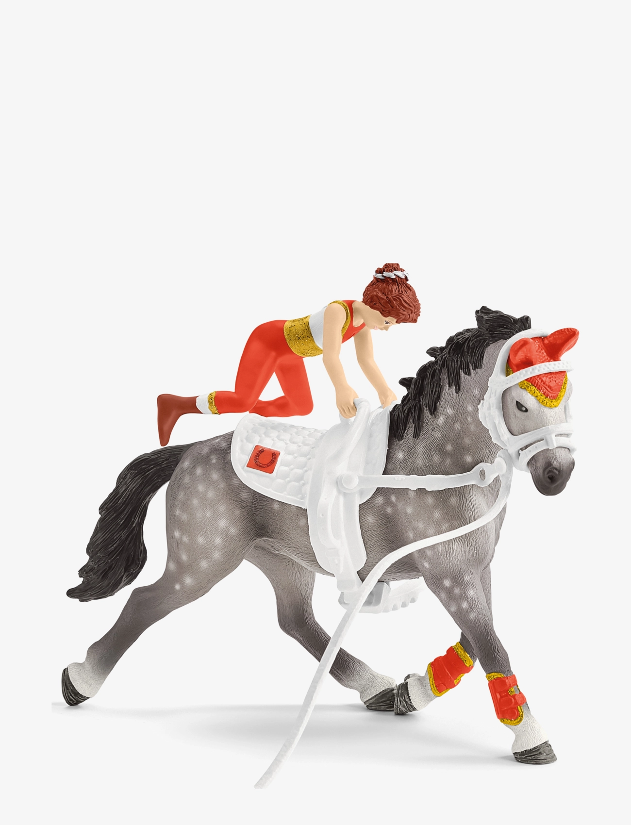 Schleich - Schleich  Horse Club Mias vaulting set - legesæt - multi - 3