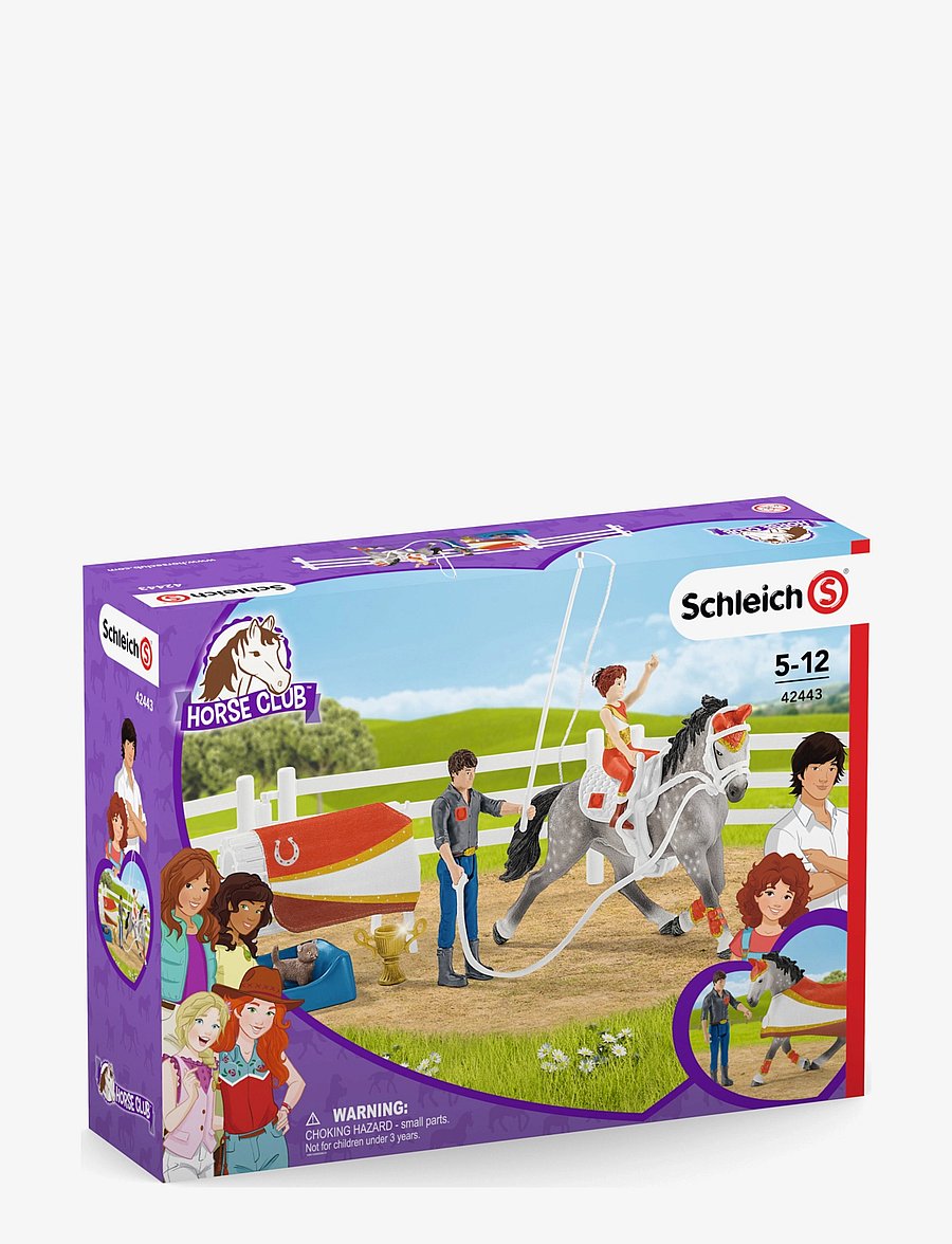Schleich - Schleich Horse Club Mias vaulting set - play sets - multi - 5