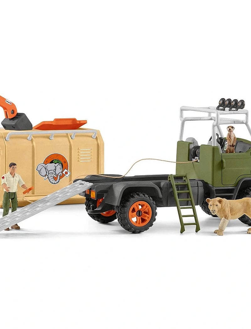Schleich - Schleich Animal Rescue Large Truck - leikfangasett - multi - 0