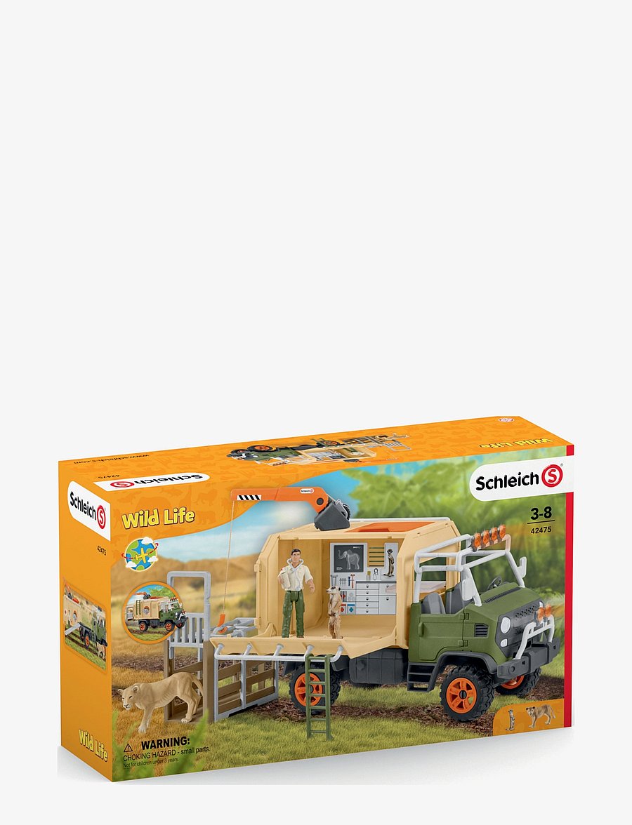 Schleich - Schleich Animal Rescue Large Truck - leikfangasett - multi - 2