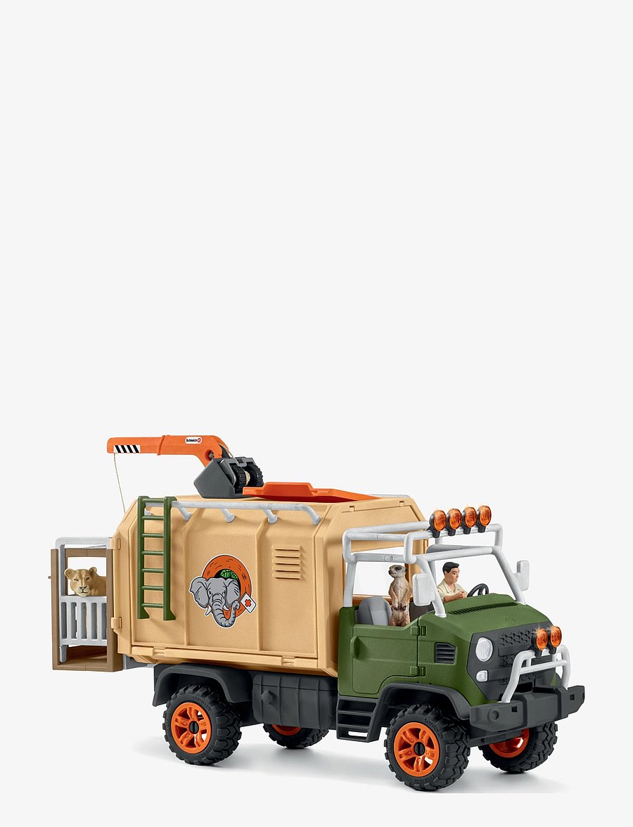 Schleich - Schleich Animal Rescue Large Truck - leikfangasett - multi - 3