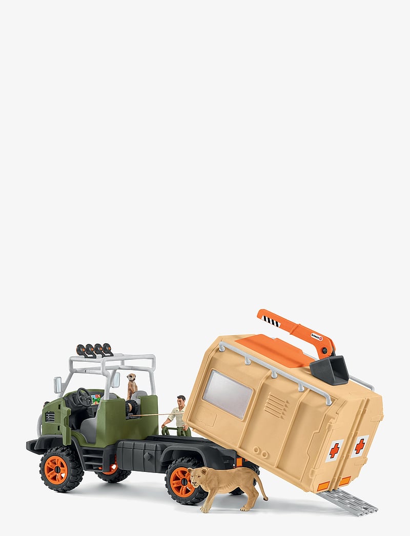 Schleich - Schleich Animal Rescue Large Truck - leikfangasett - multi - 4
