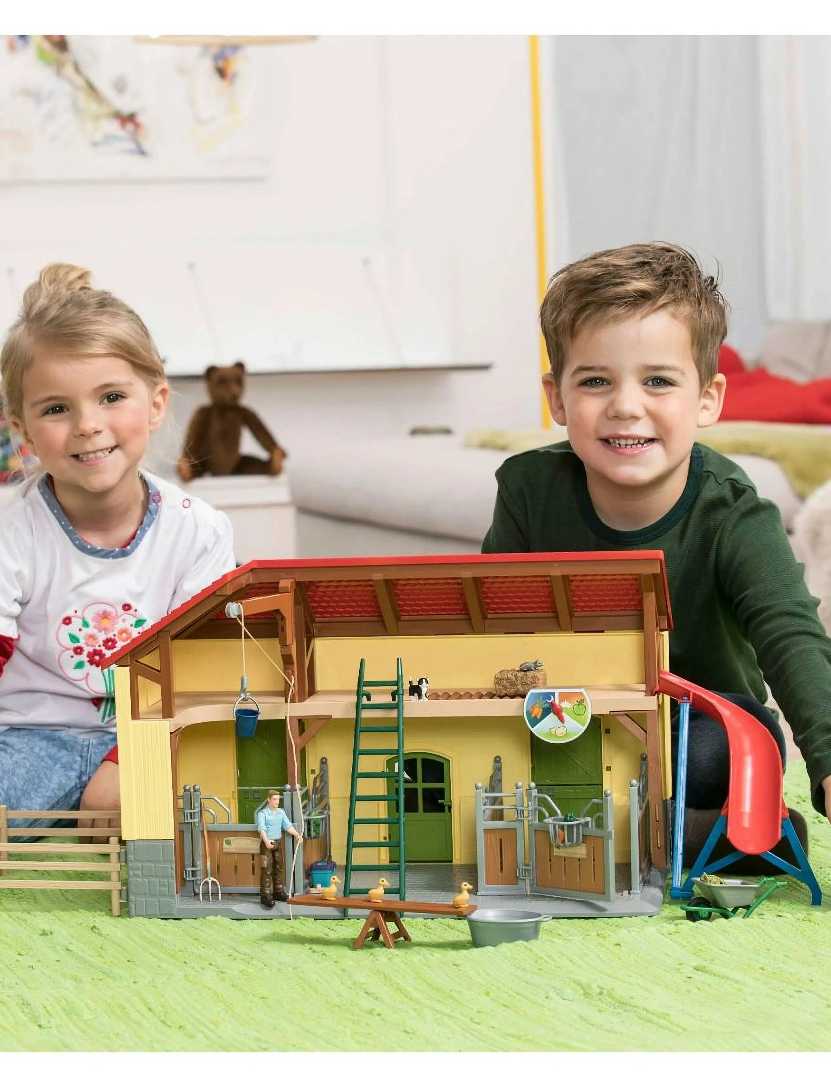 Schleich - Schleich Farm World Horse stable - lelusetit & figuurit - multi - 5