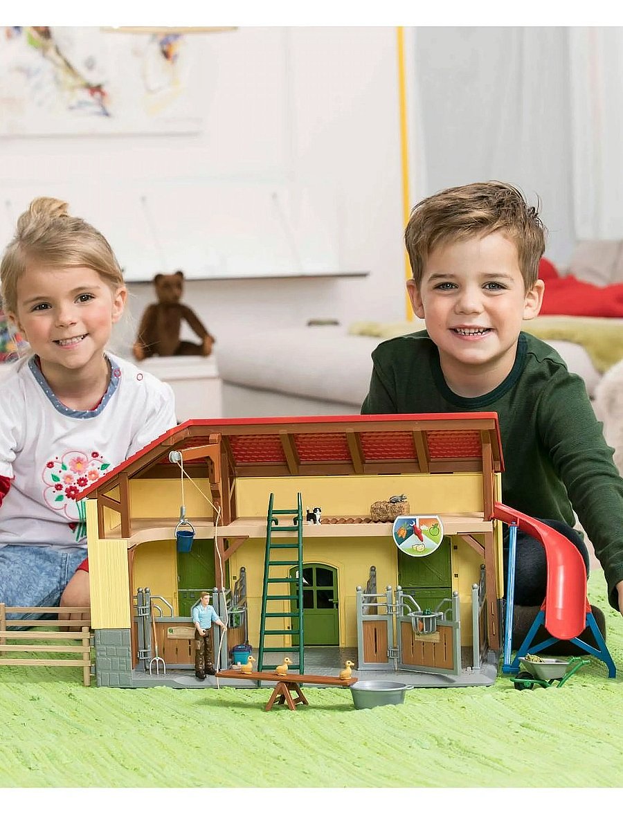 Schleich - Schleich Farm World Horse stable - leikfangasett - multi - 5