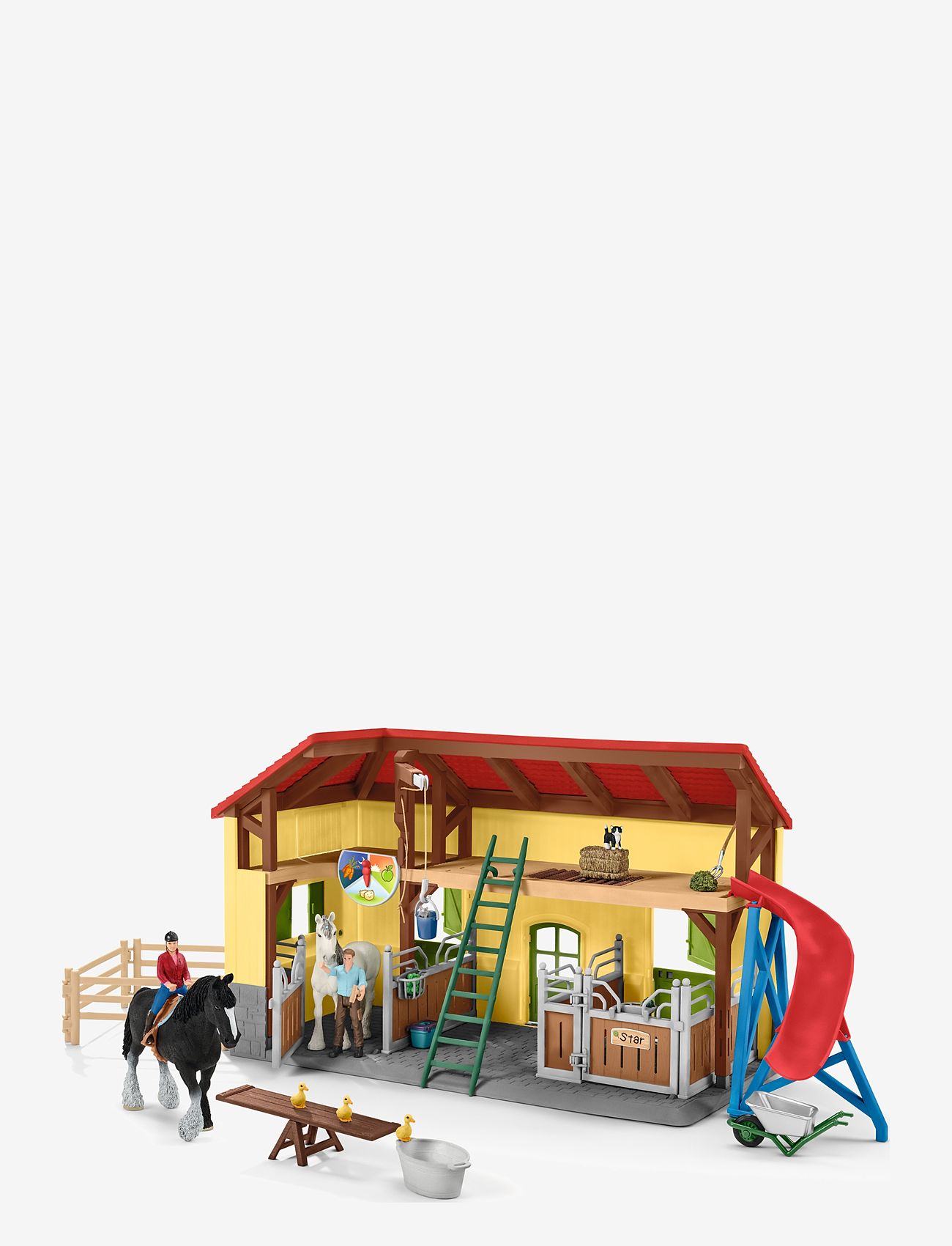 Schleich - Schleich Farm World Horse stable - legesæt - multi - 2