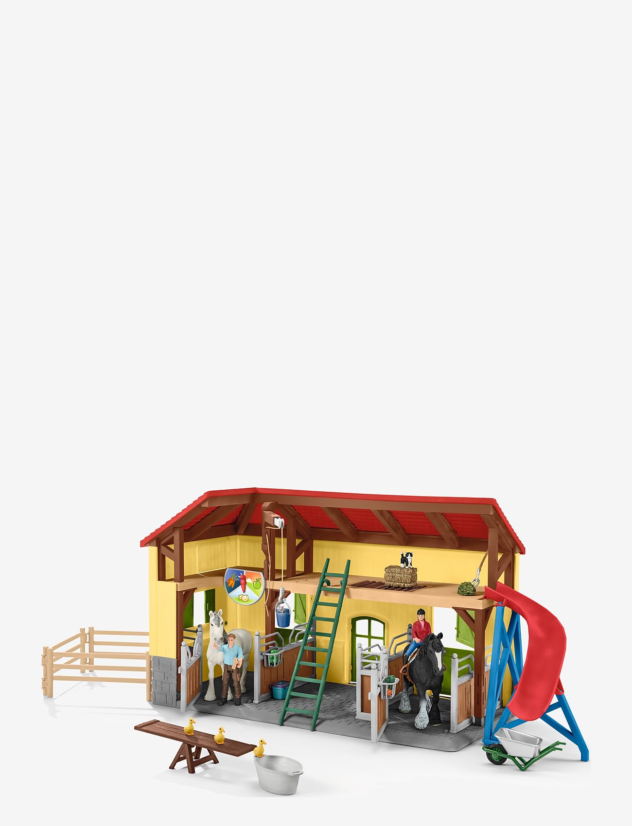 Schleich - Schleich Farm World Horse stable - legesæt - multi - 4