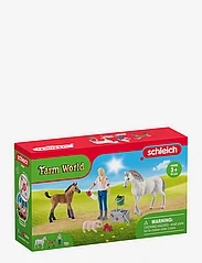 Schleich - Schleich Vet visiting mare and foal - legesæt - multi - 1