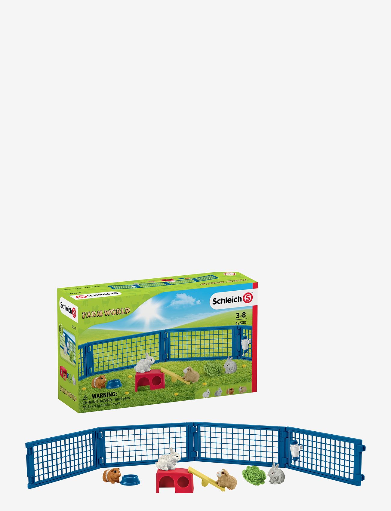 Schleich - Schleich Rabbit and Guinea Pig Hutch - lekset - multi - 2