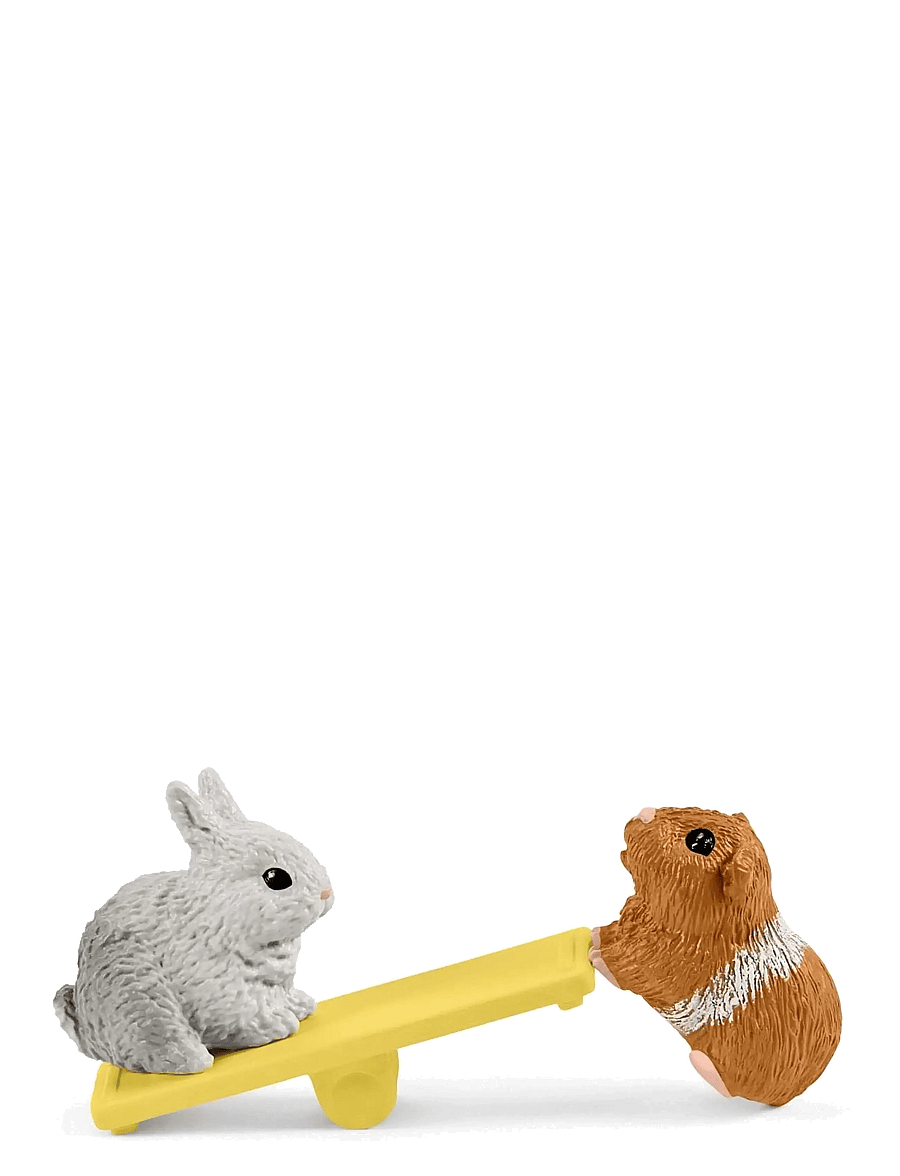 Schleich - Schleich Rabbit and Guinea Pig Hutch - leikfangasett - multi - 3