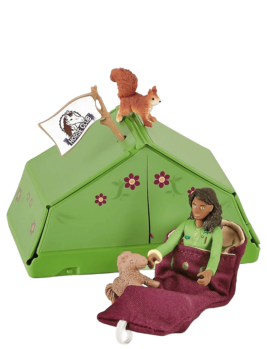 Schleich - Schleich Horse Club Sarah's Camping - leikfangasett - multi - 1