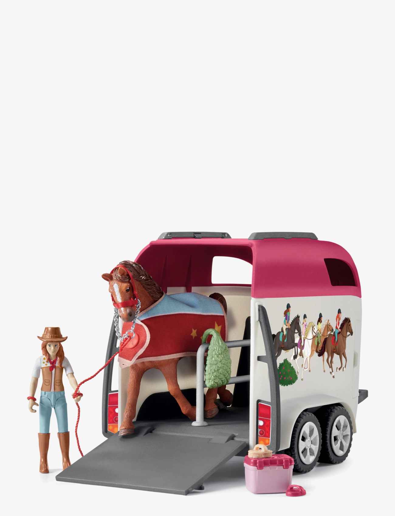 Schleich - Schleich Horse Adventures with Car and Trailer - leikfangasett - multi - 2