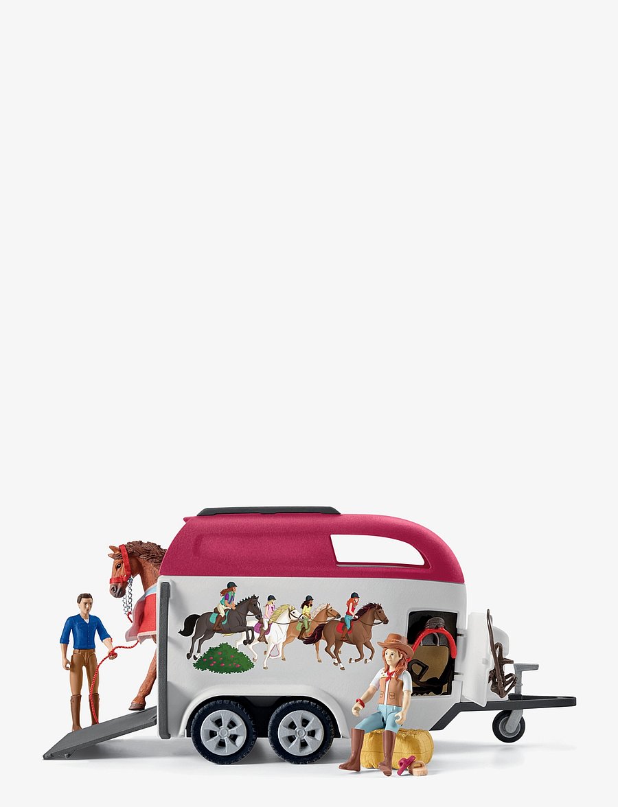 Schleich - Schleich Horse Adventures with Car and Trailer - leikfangasett - multi - 4