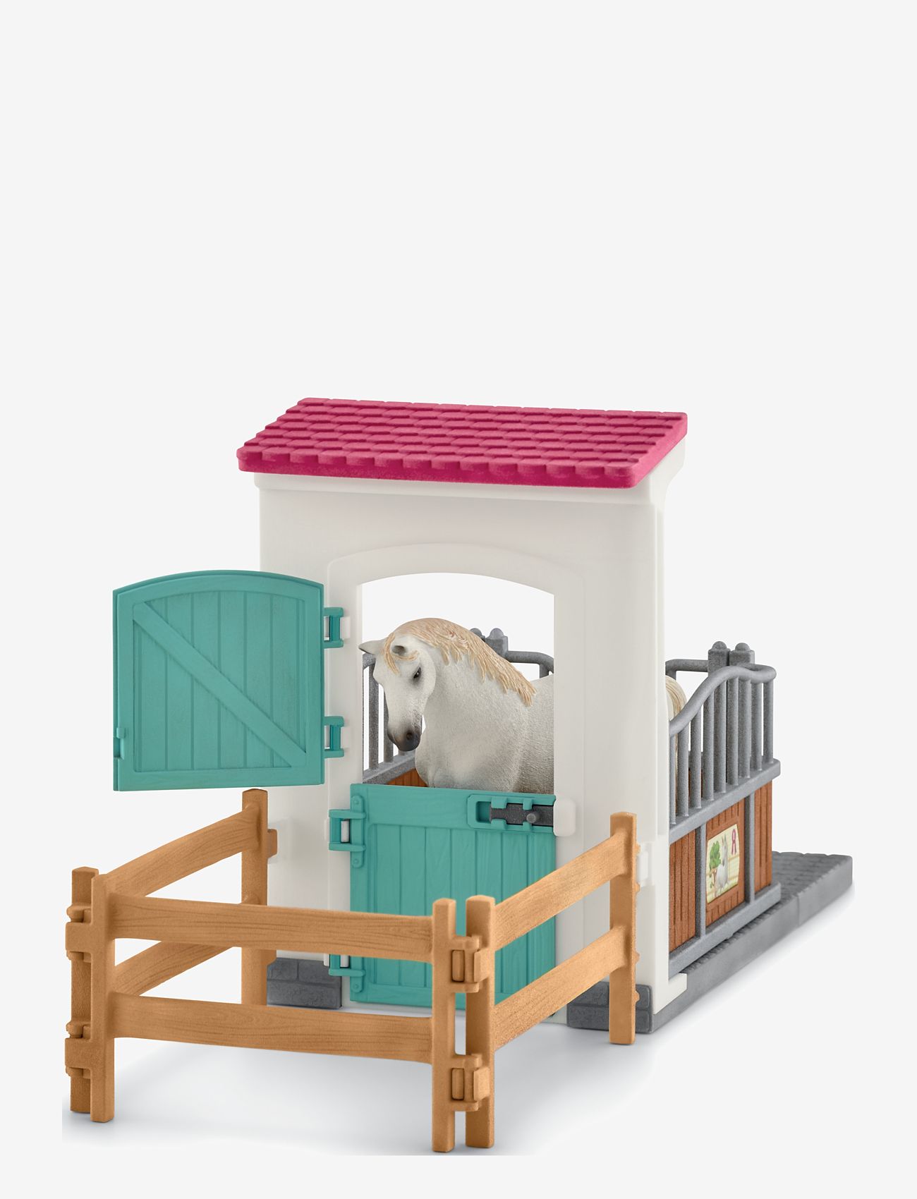 Schleich - Schleich Horse Stall Extension - lekset - multi - 2